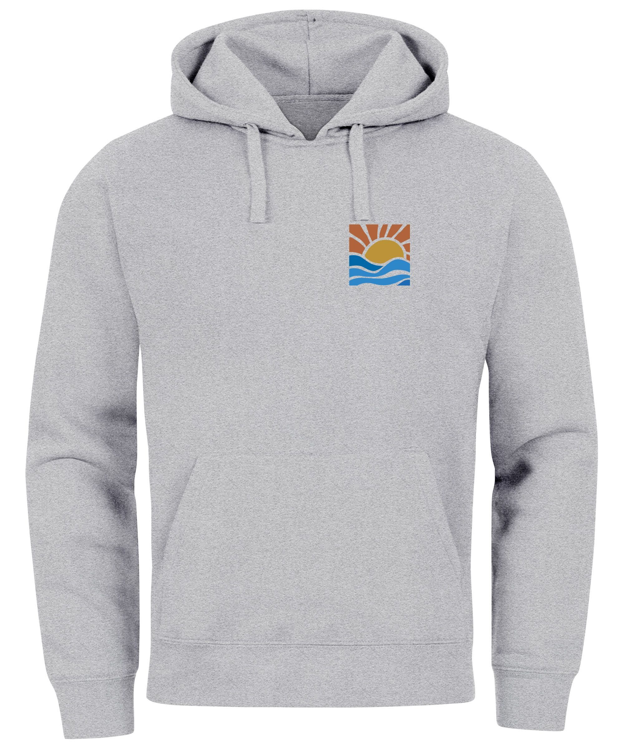 Neverless Hoodie Hoodie Herren Logo Print günstig online kaufen