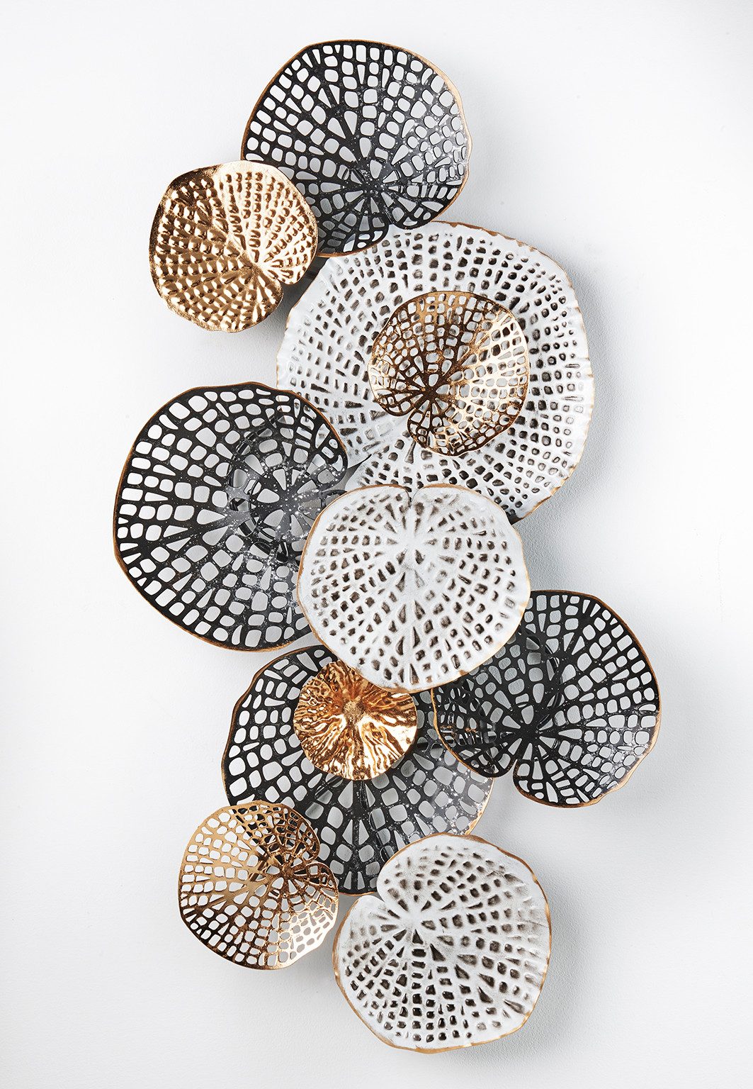 Kobolo Wandbild Metallbild Wanddeko Kreise - DALIA - aus Metall