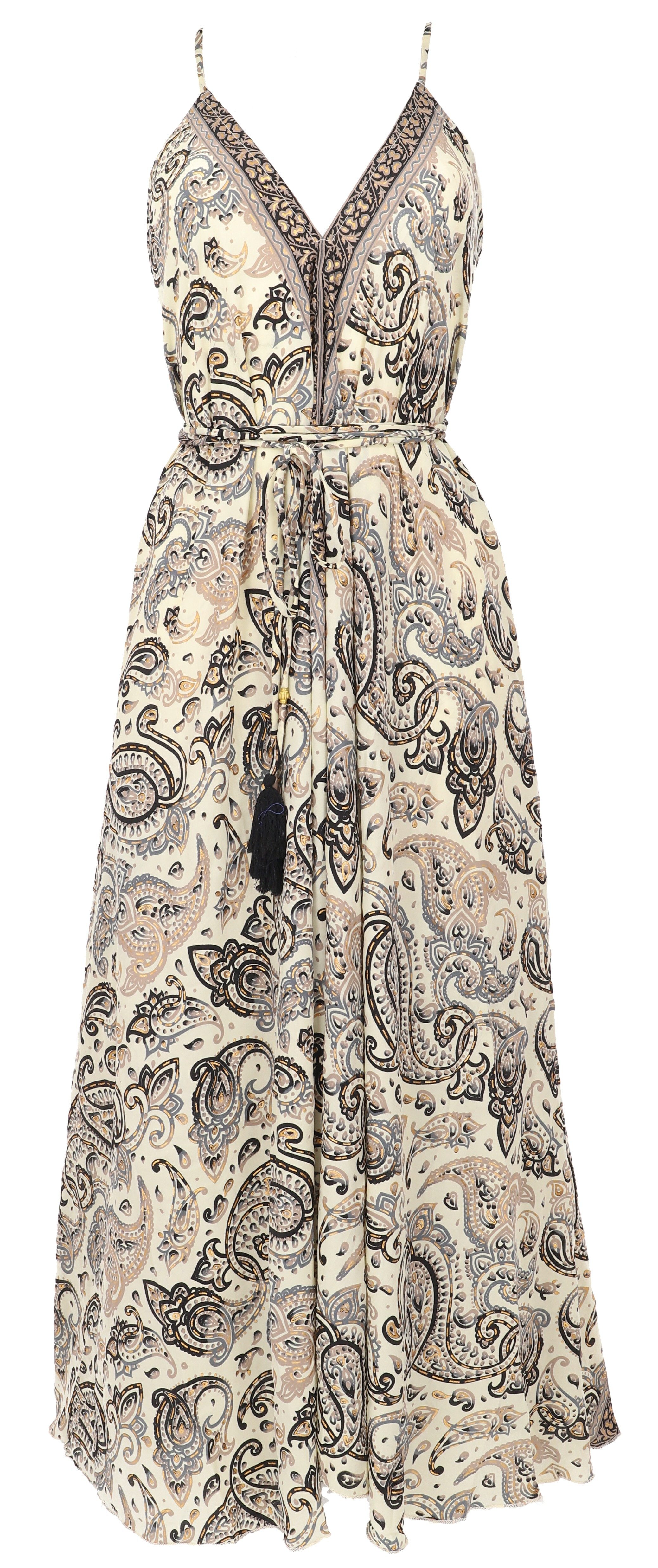Guru-Shop Midikleid Boho Sommerkleid, Magic Dress, seidiges.. alternative Bekleidung
