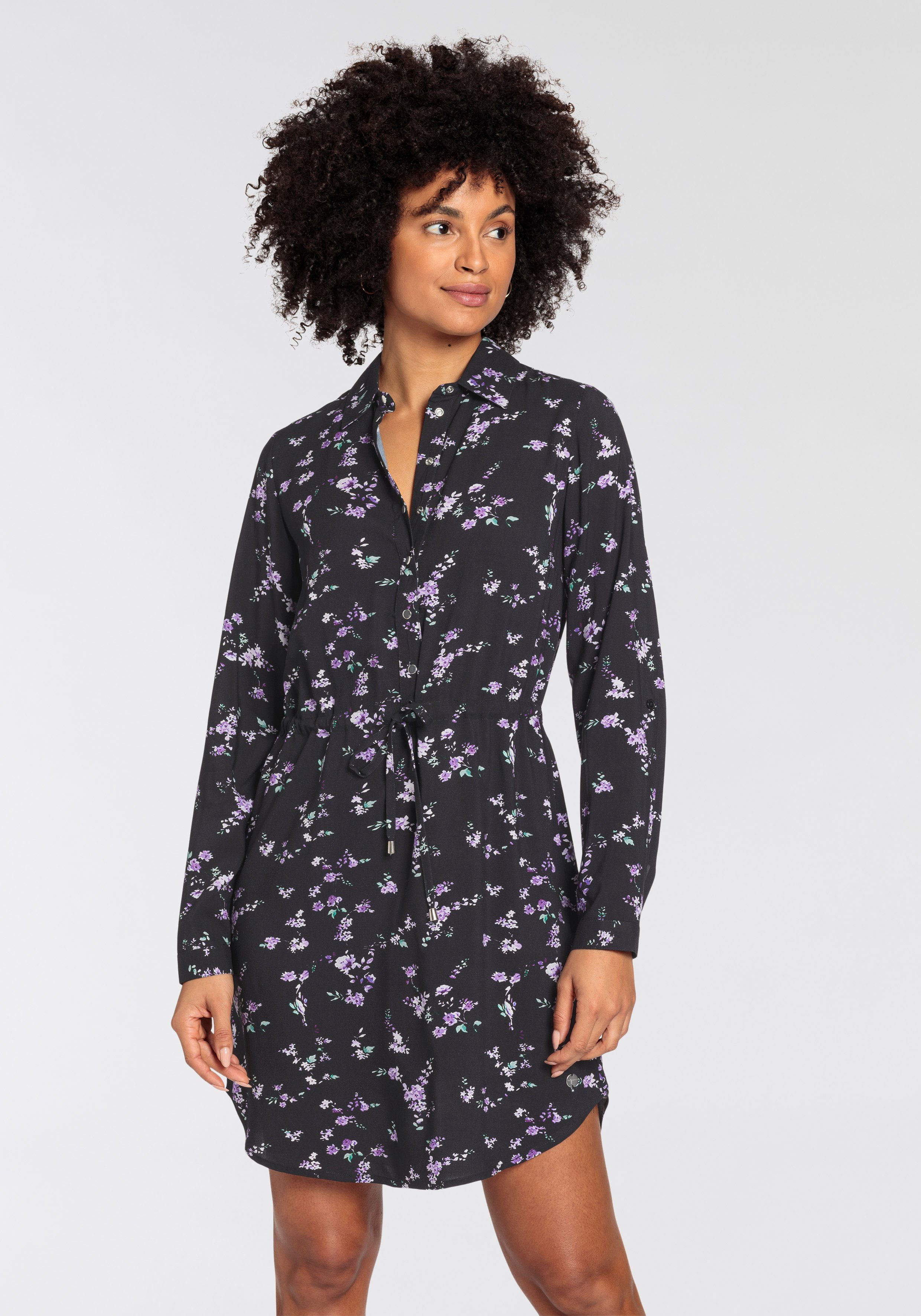 Tamaris Hemdblusenkleid mit Blumenmuster - NEUE günstig online kaufen