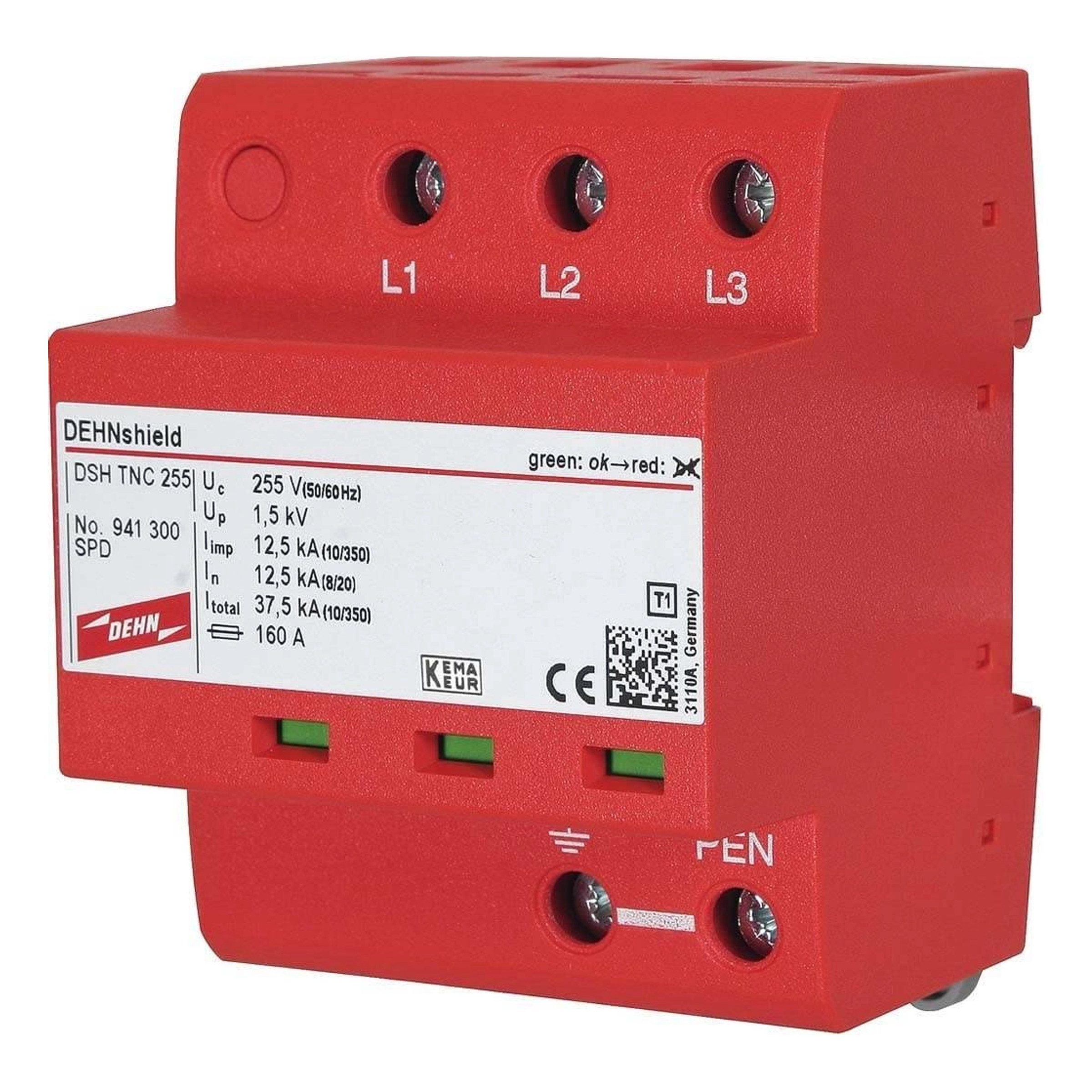 DEHN Schalter DEHNshield TNC 255 941300 DEHN Schutzlösungen Überspannungsbegrenzer (1-St)