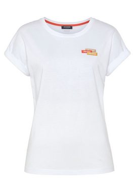 HECHTER PARIS T-Shirt mit dezenter Logostickerei auf der Brust