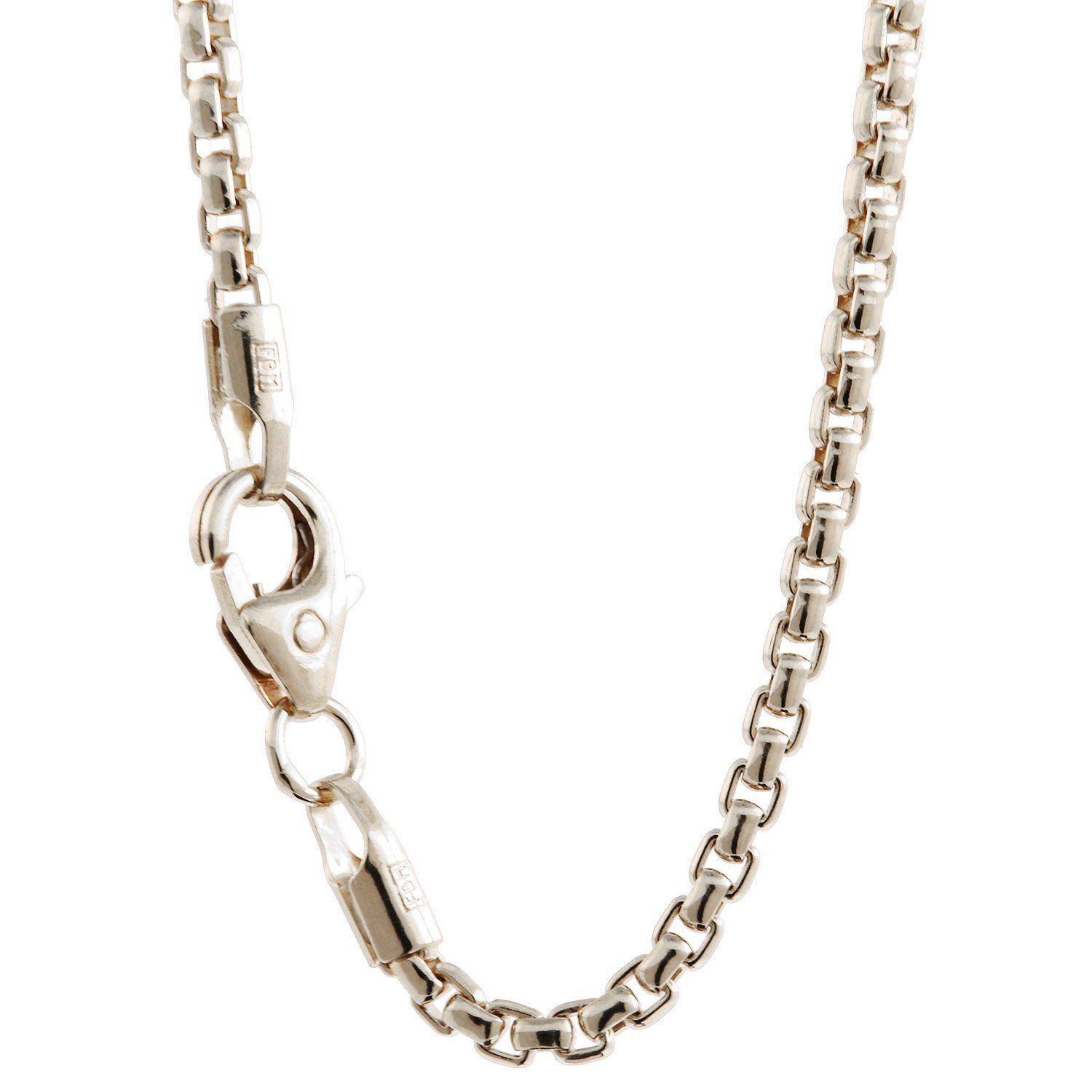 HOPLO Silberkette Silberkette Venezianerkette Länge 42cm - Breite 2,7mm - 9 günstig online kaufen