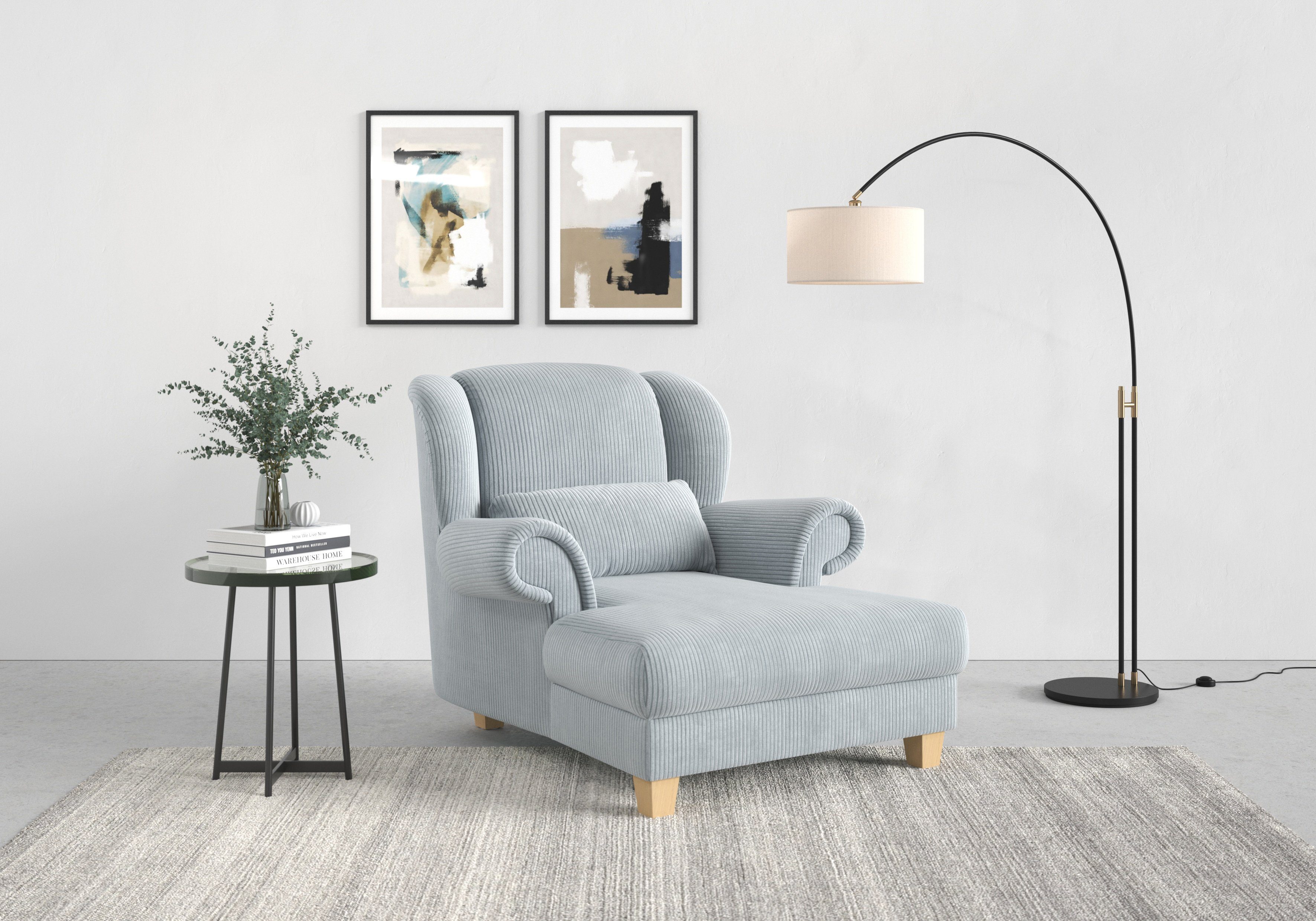 inkl. Loveseat affaire (1-St), Loveseat Zierkissen softem, Design, Queenie zeitloses Sitzkomfort, weichem mit Home