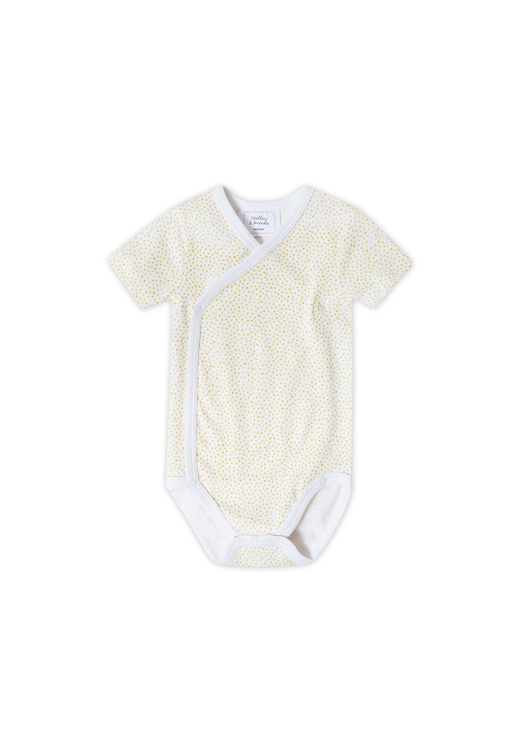 Stellou & friends Kurzarmwickelbody Baby Set (3tlg) - kuschelweiches Kurzarm-Wickelbody Set Jungs Mädchen (Set, 3er-Pack) Baby Set (3tlg) - kuschelweiches Kurzarm-Wickelbody Set Jungs Mädchen