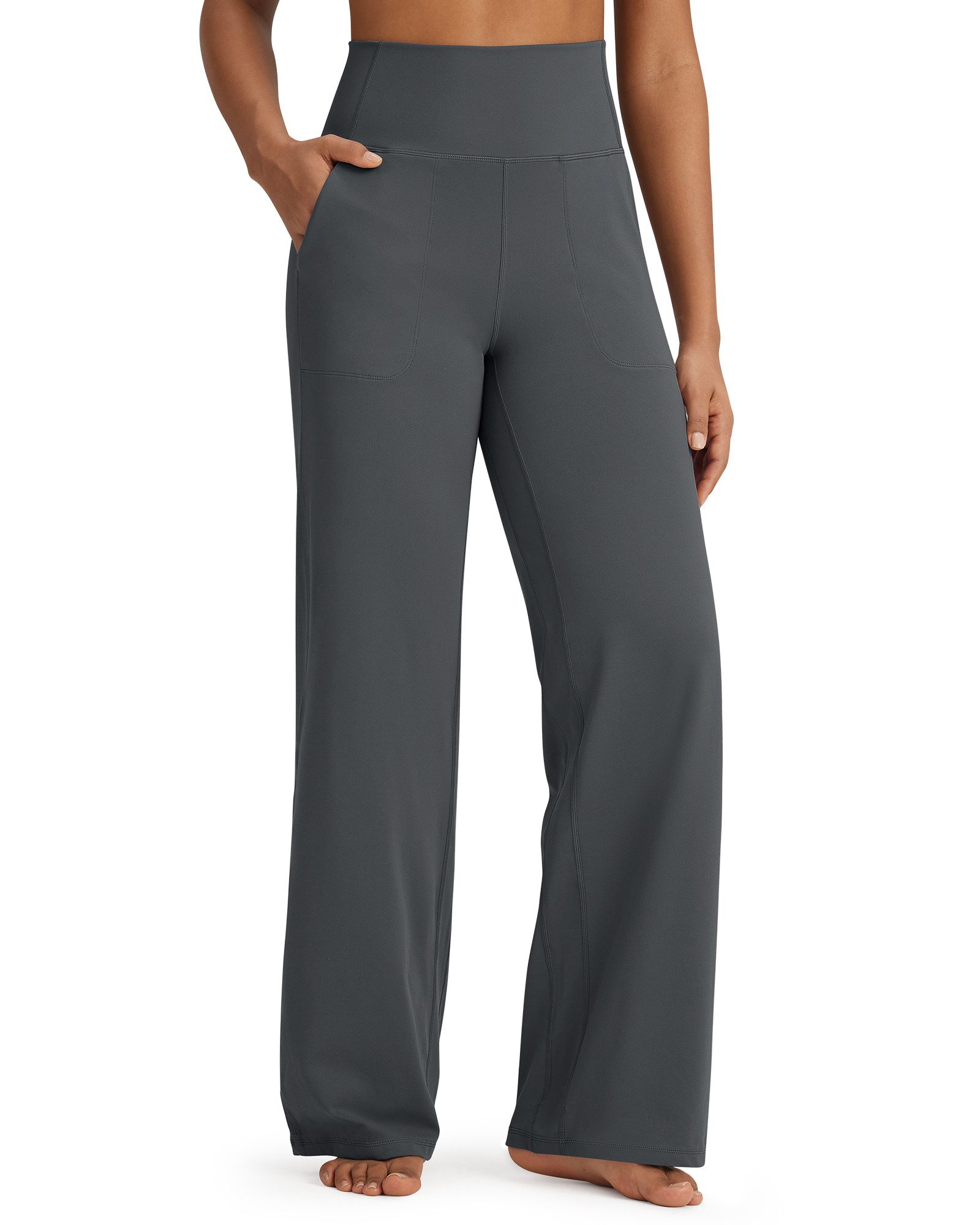 G4Free Jogginghose G4Free Damen Yogahose High Waist Sporthose Hochdehnbar,Feuchtigkeitsableitung,Leichtgewicht