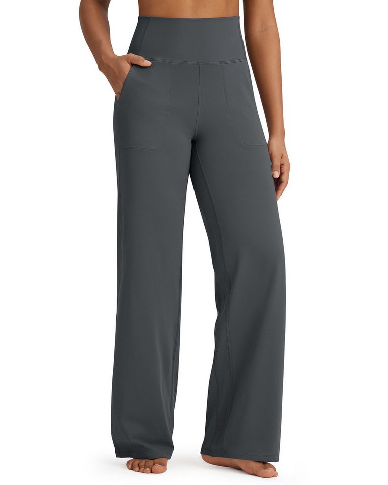 G4Free Jogginghose Damen Yogahose High Waist Sporthose Hochdehnbar,Feuchtigkeitsableitung,Leichtgewicht