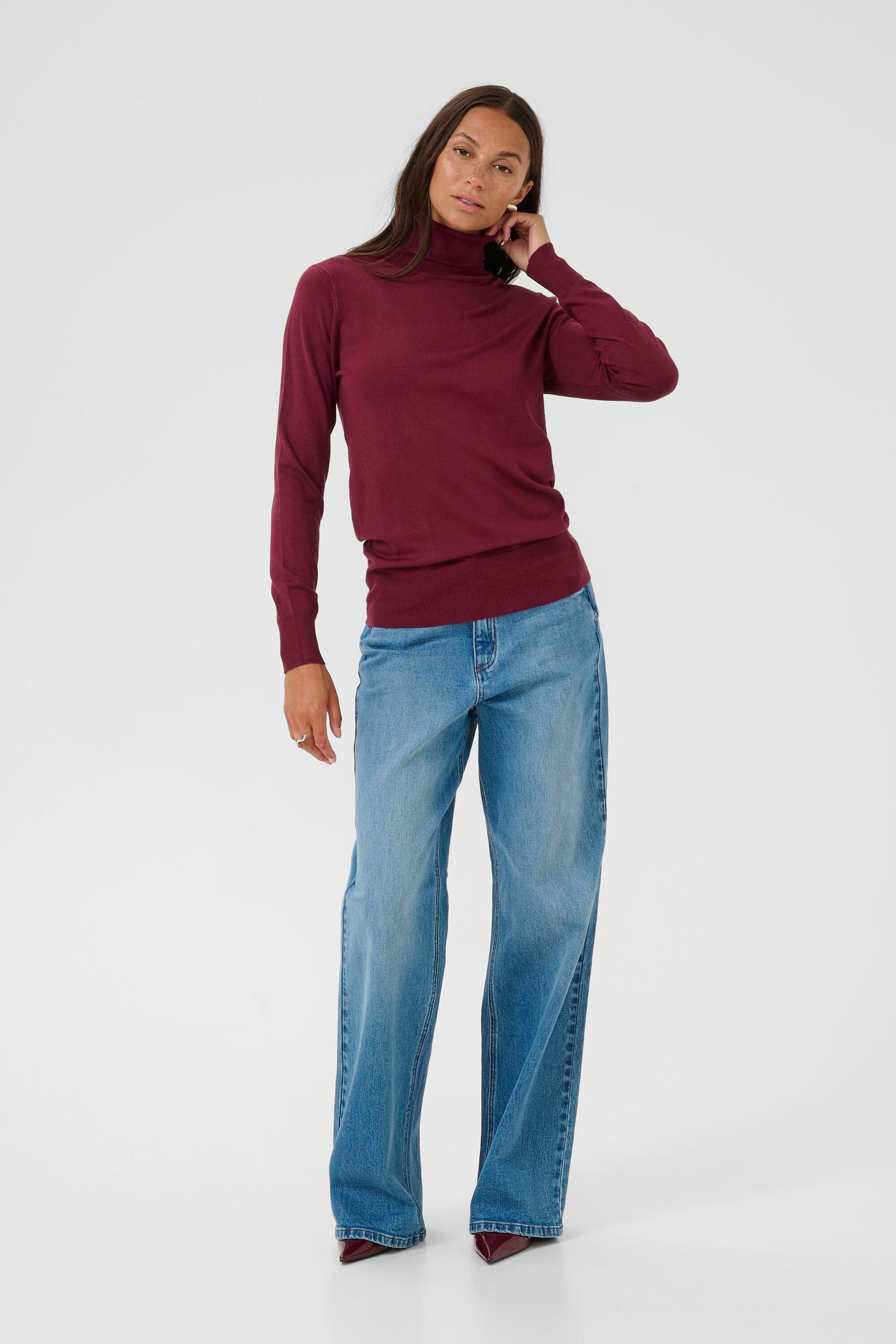 KAFFE Rollkragenpullover Rollkragen Astrid günstig online kaufen