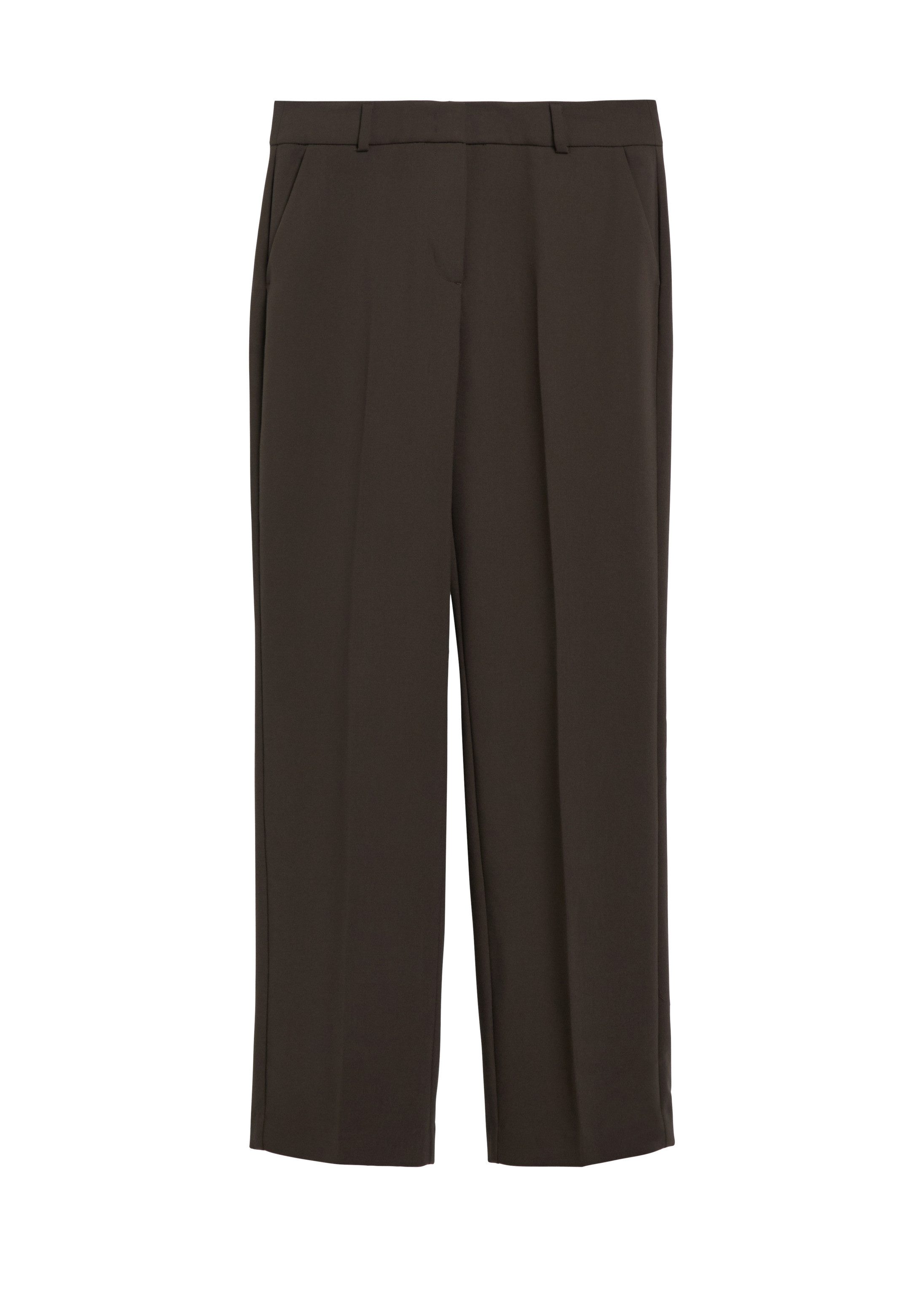 comma 7/8-Hose Hose Straight-Leg-Hose aus Viskosemix