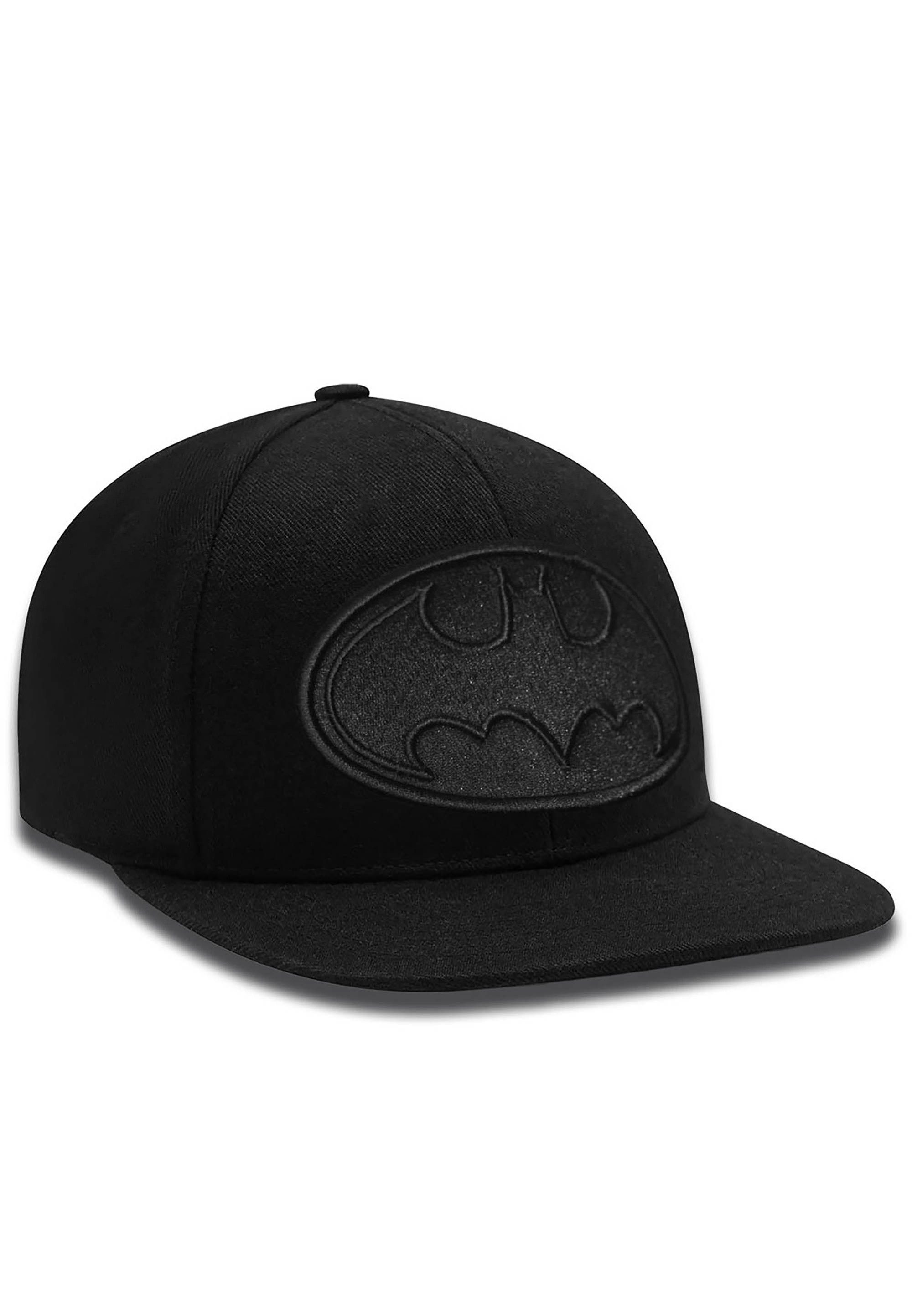 LOGOSHIRT Baseball Cap DC Batman Logo mit 3D-Relief-Effekt-Stickerei
