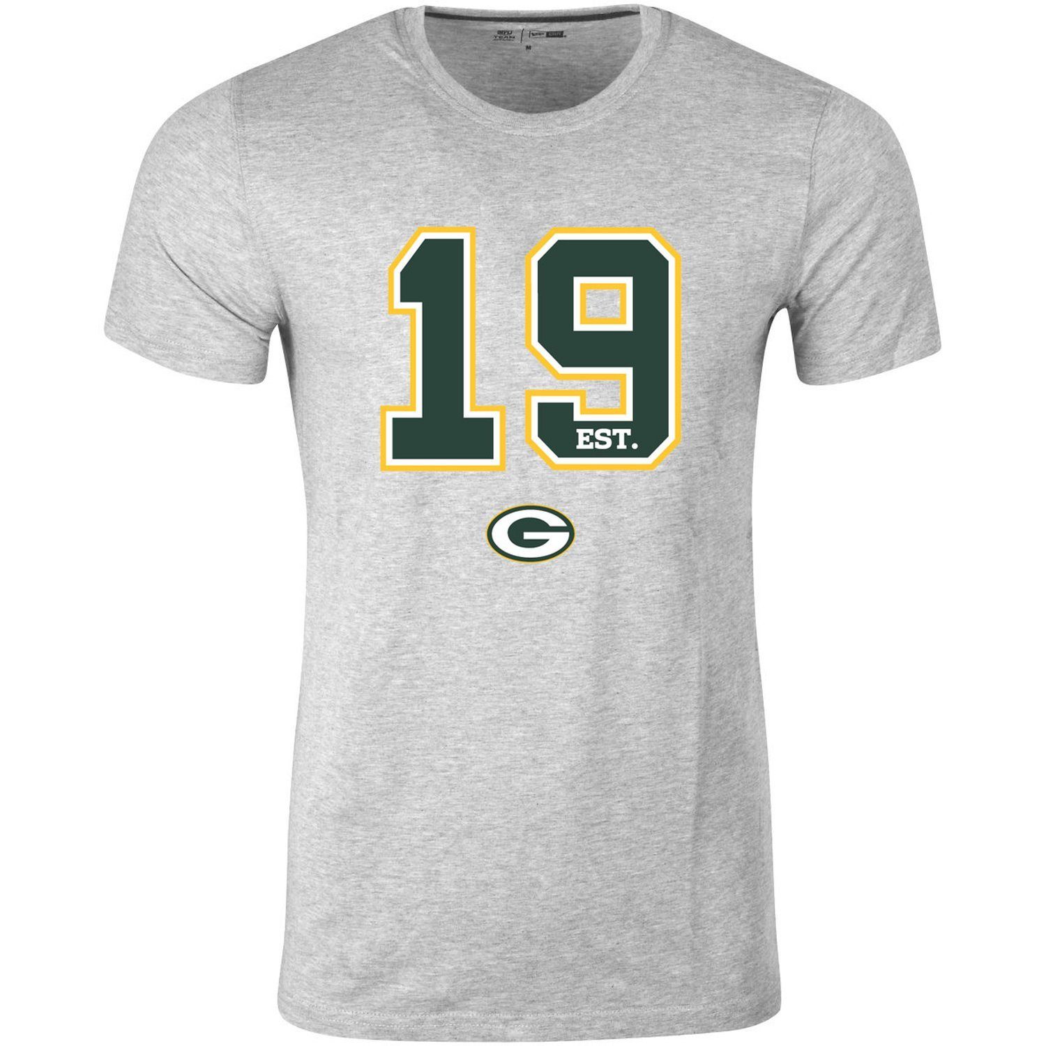 New Era Print-Shirt ESTABLISHED LOGO NFL Green Bay Packers