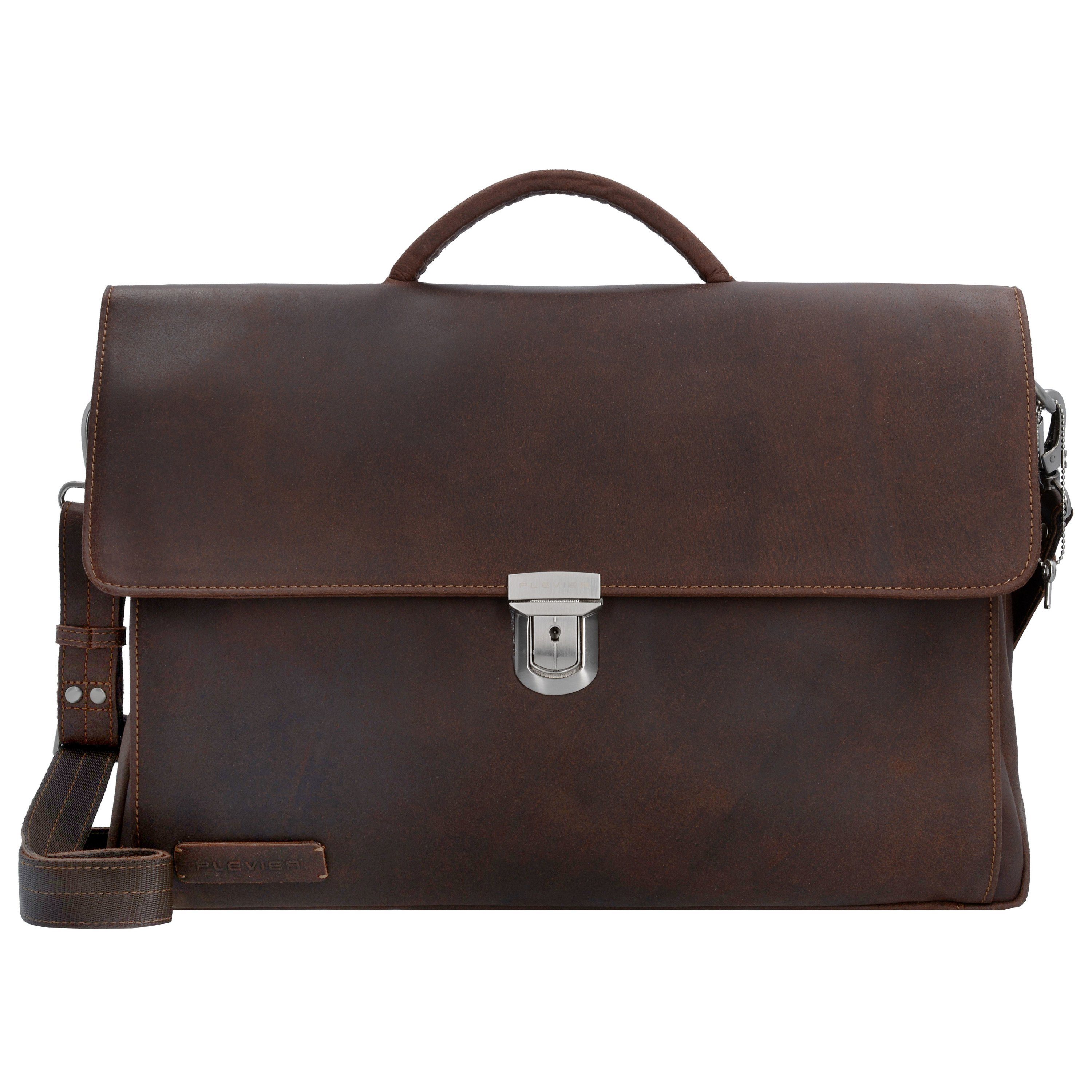 30er Serie Aktentasche II Leder 3 Fächer 41 cm Laptopfach 30er Serie Aktentasche II Leder 3 Fächer 41 cm Laptopfach