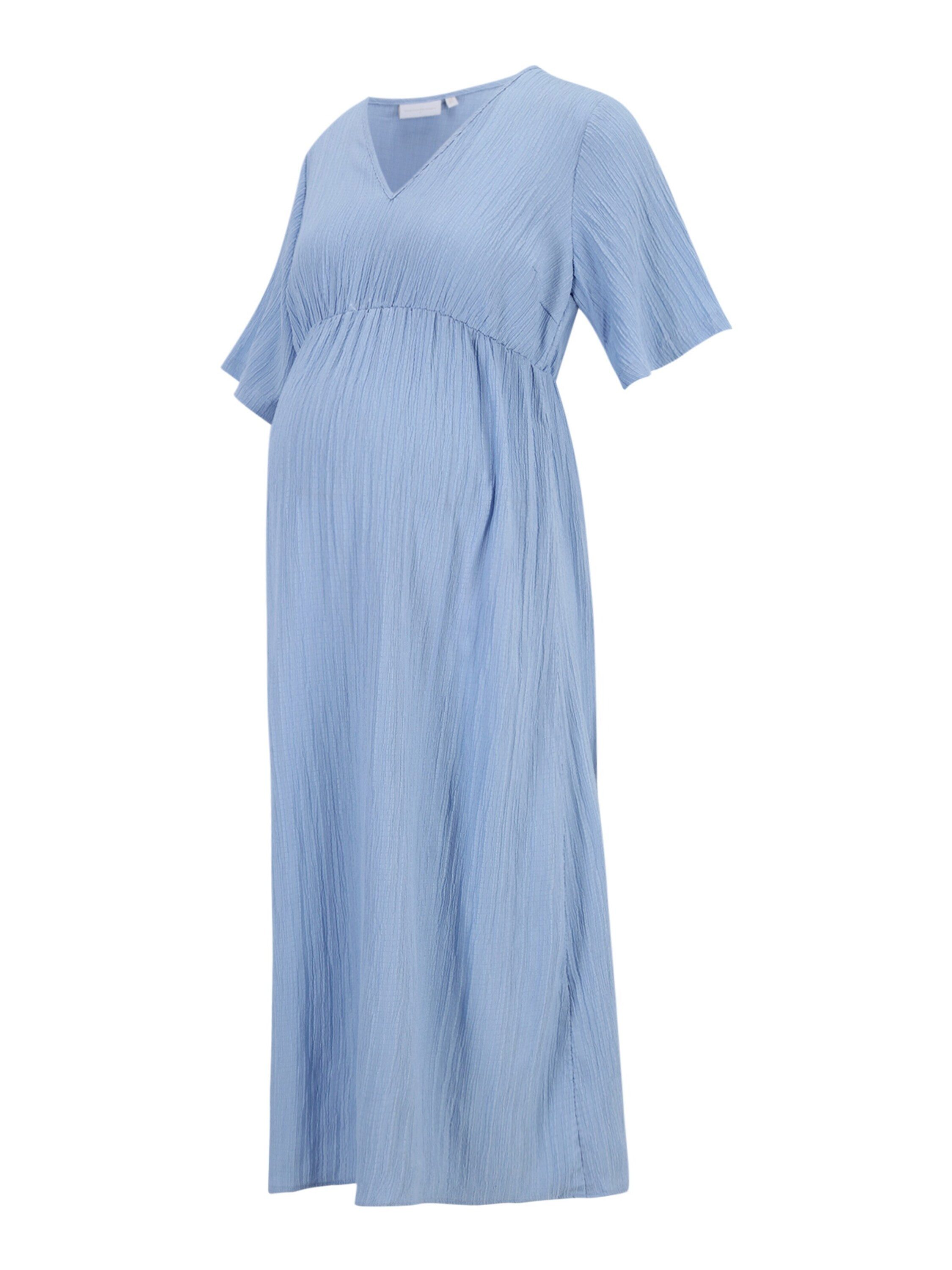 Mamalicious Midikleid Rosana (1-tlg) Drapiert/gerafft