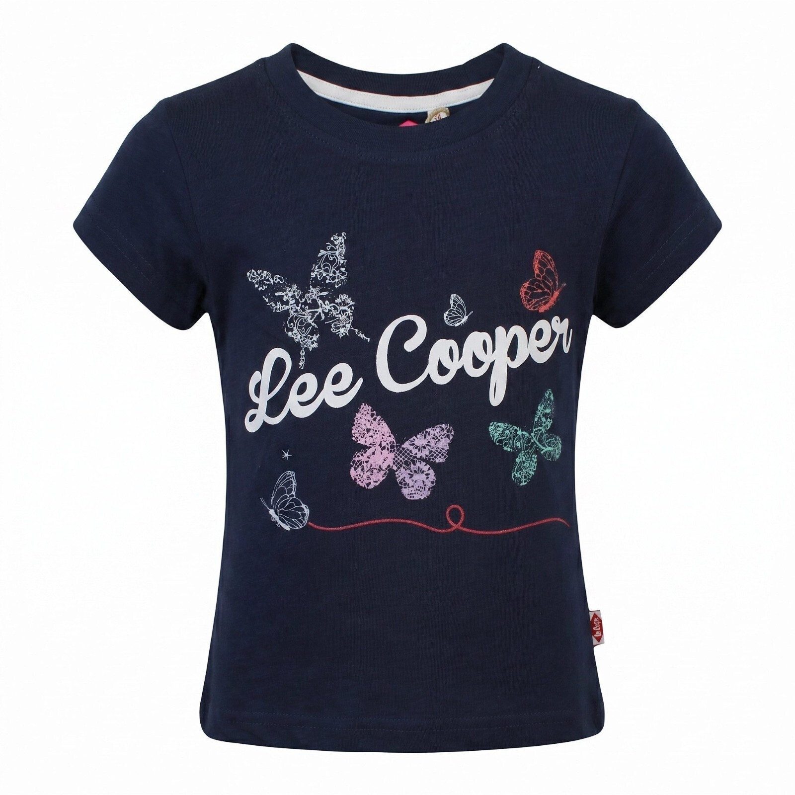 Lee Cooper Print-Shirt Lee Cooper Kinder Mädchen T-Shirt Kurzarm Shirt Gr. 104 100% Baumwoll