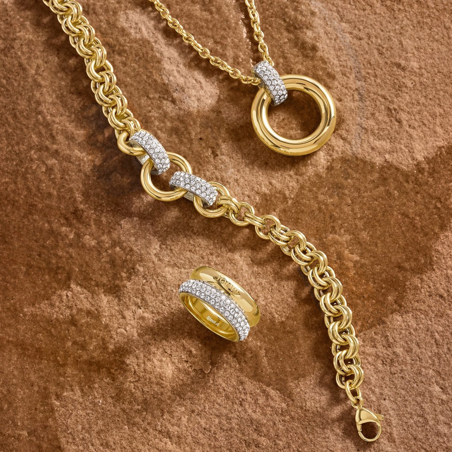 JOOP! Fingerring, mit Zirkonia (synth)