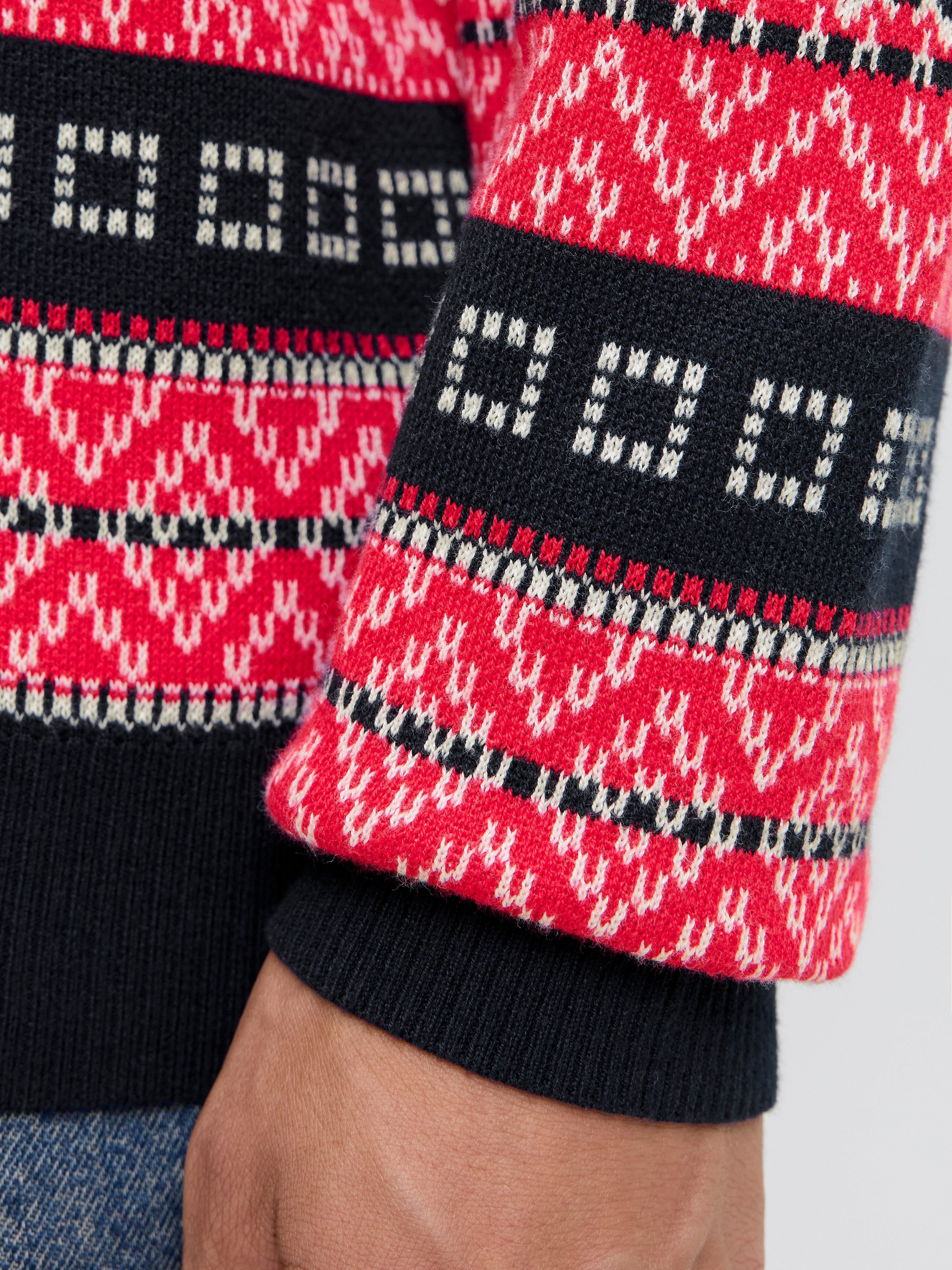 Jack & Jones Strickpullover JJXMAS NOEL KNIT CREW NECK