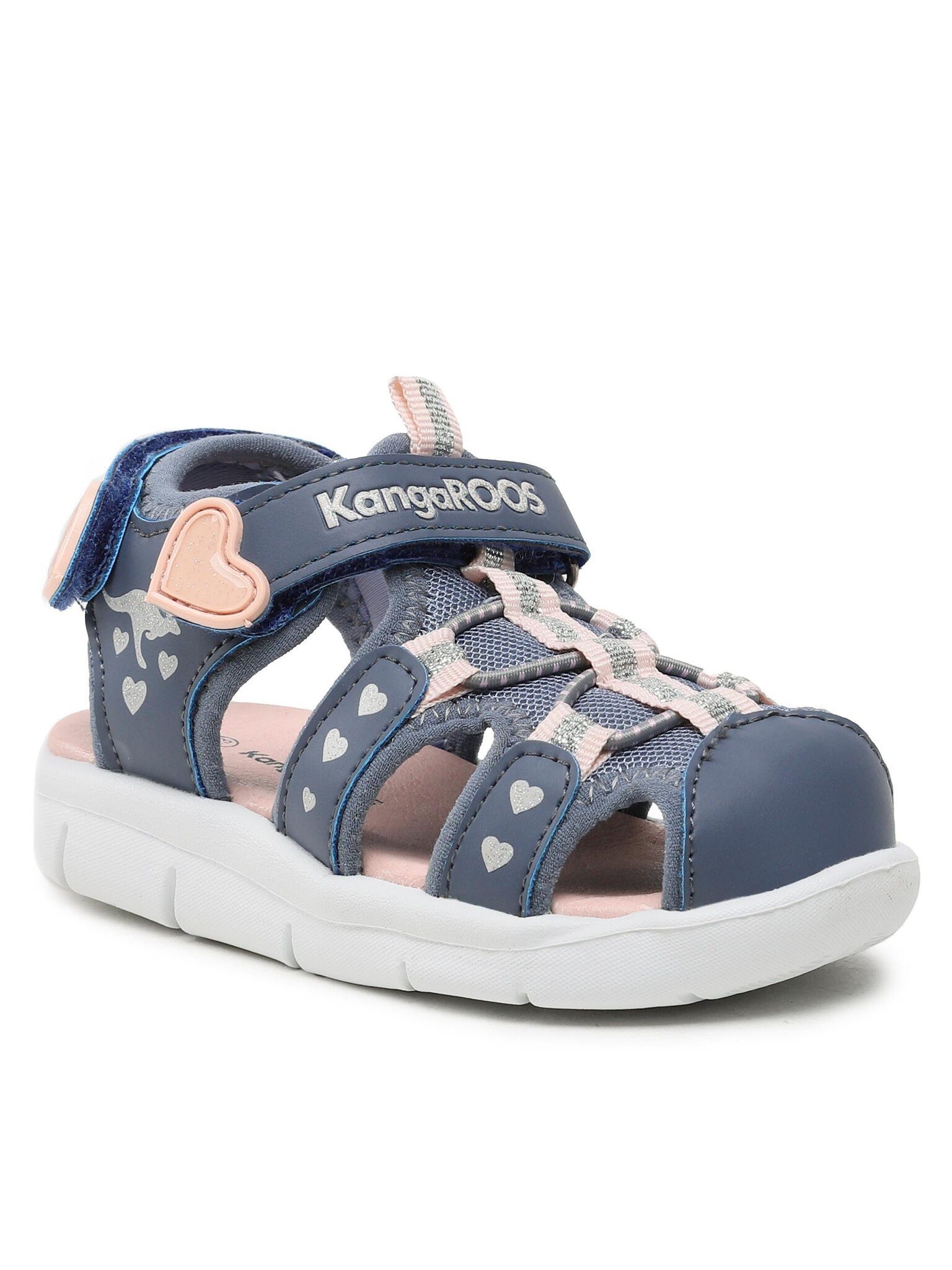 KangaROOS Sandalen K-Mini 02035 000 4376 Grisaille/Frost Pink Sandale