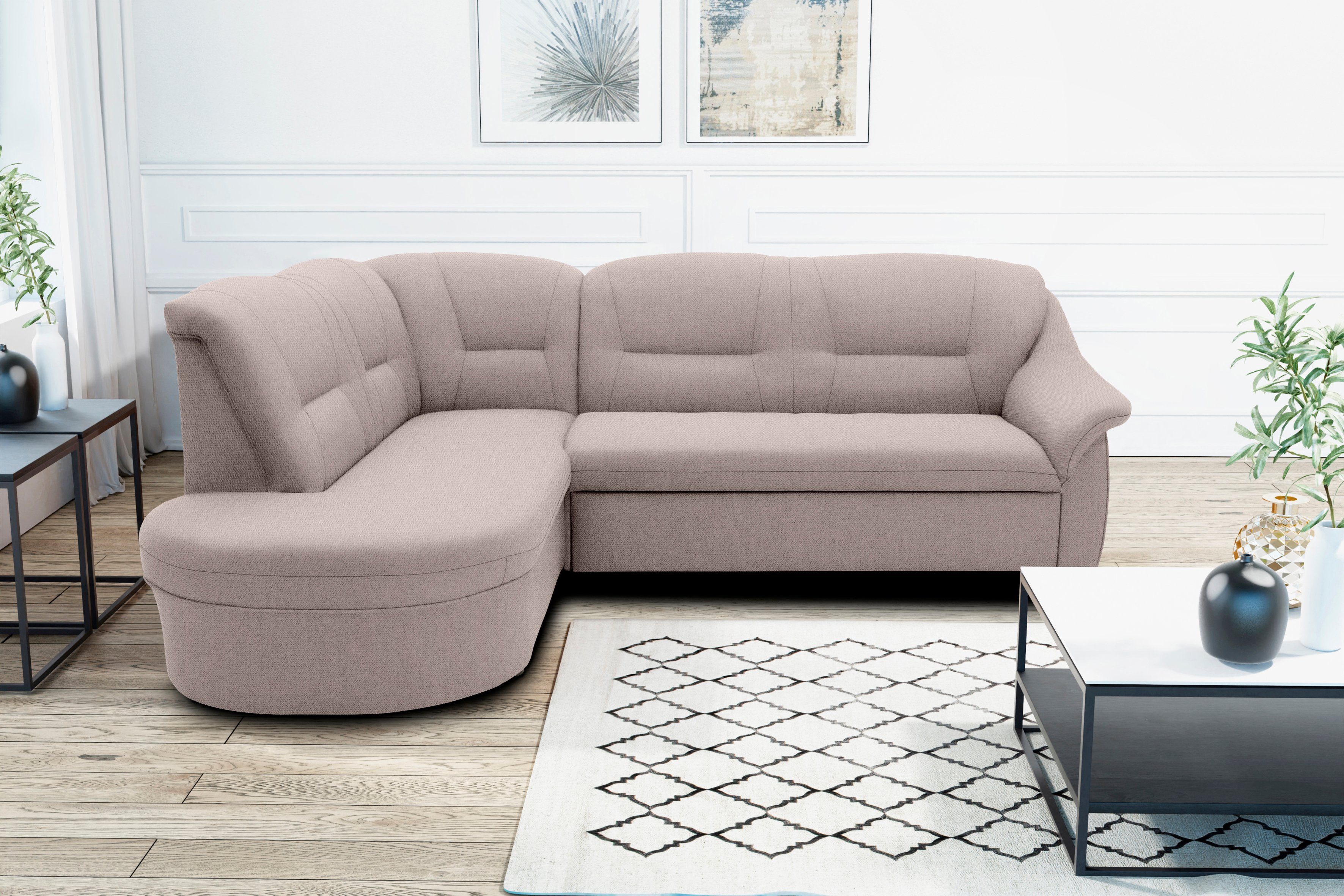 DOMO collection Ecksofa Faenza für kleine günstig online kaufen