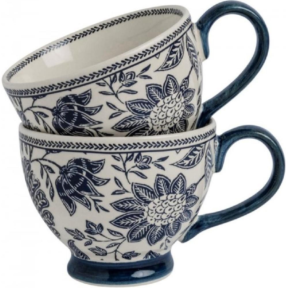 LAURA ASHLEY Tasse Henkelbecher Hedingham Blue (430ml) (2-teilig)