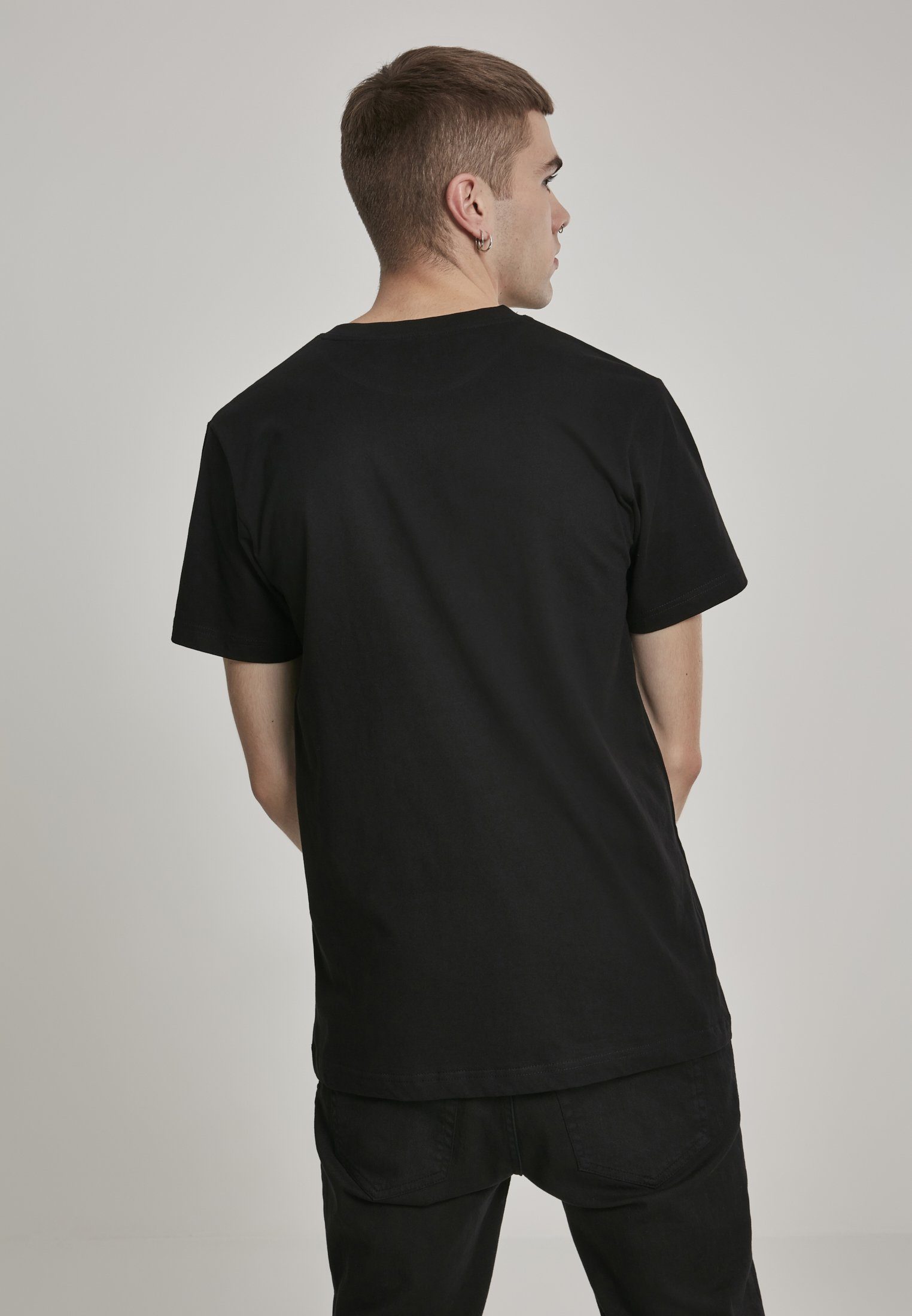 Tee (1-tlg) T-Shirt MisterTee black ABC Herren