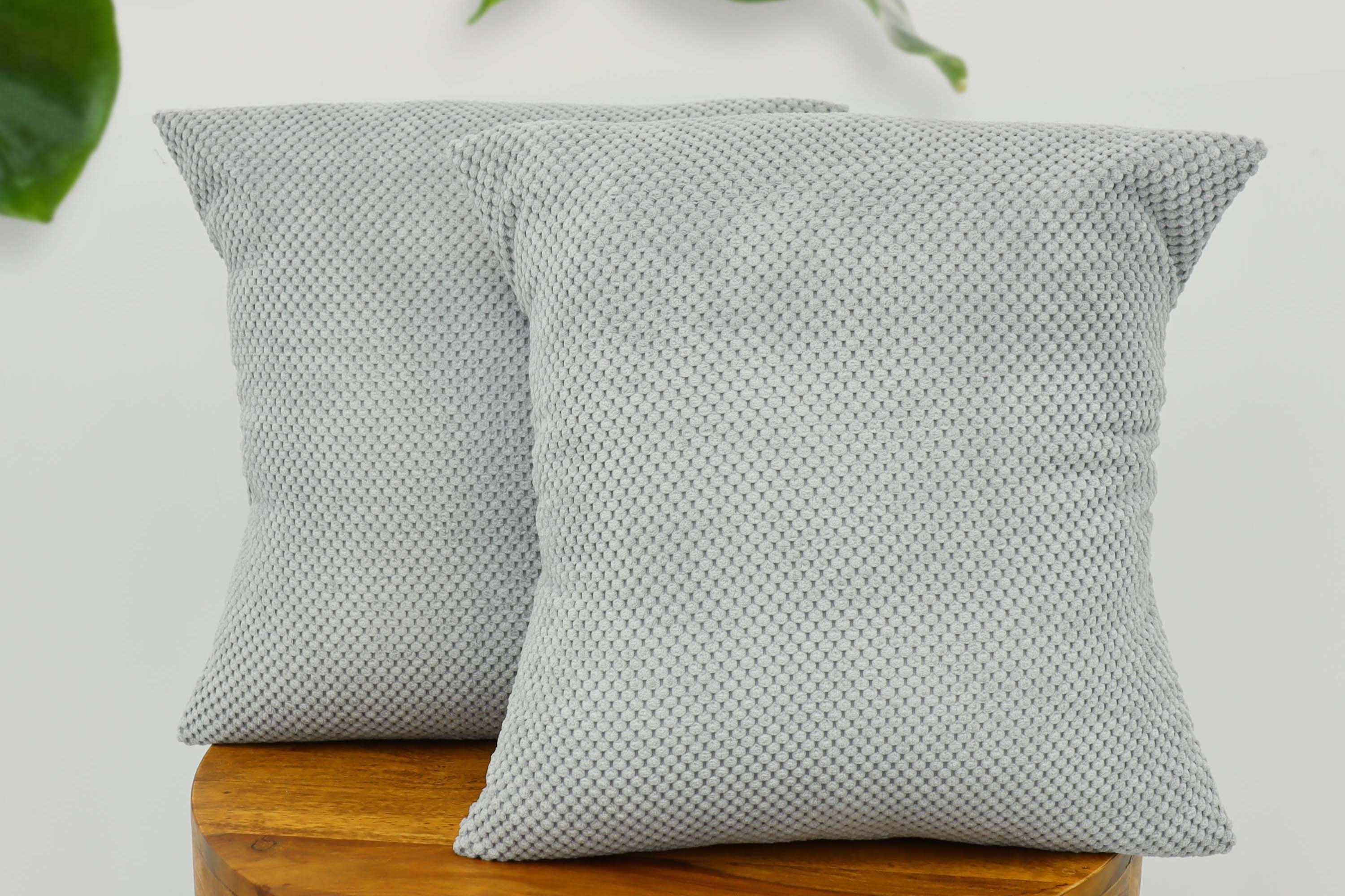 Amilian Dekokissen 2er Set Kissen - Zierkissen - Sofakissen mit Füllung und Kissenbezug, (2 Stück), Kopfkissen, Kuschelkissen, Couchkissen mit Kissenfüllung