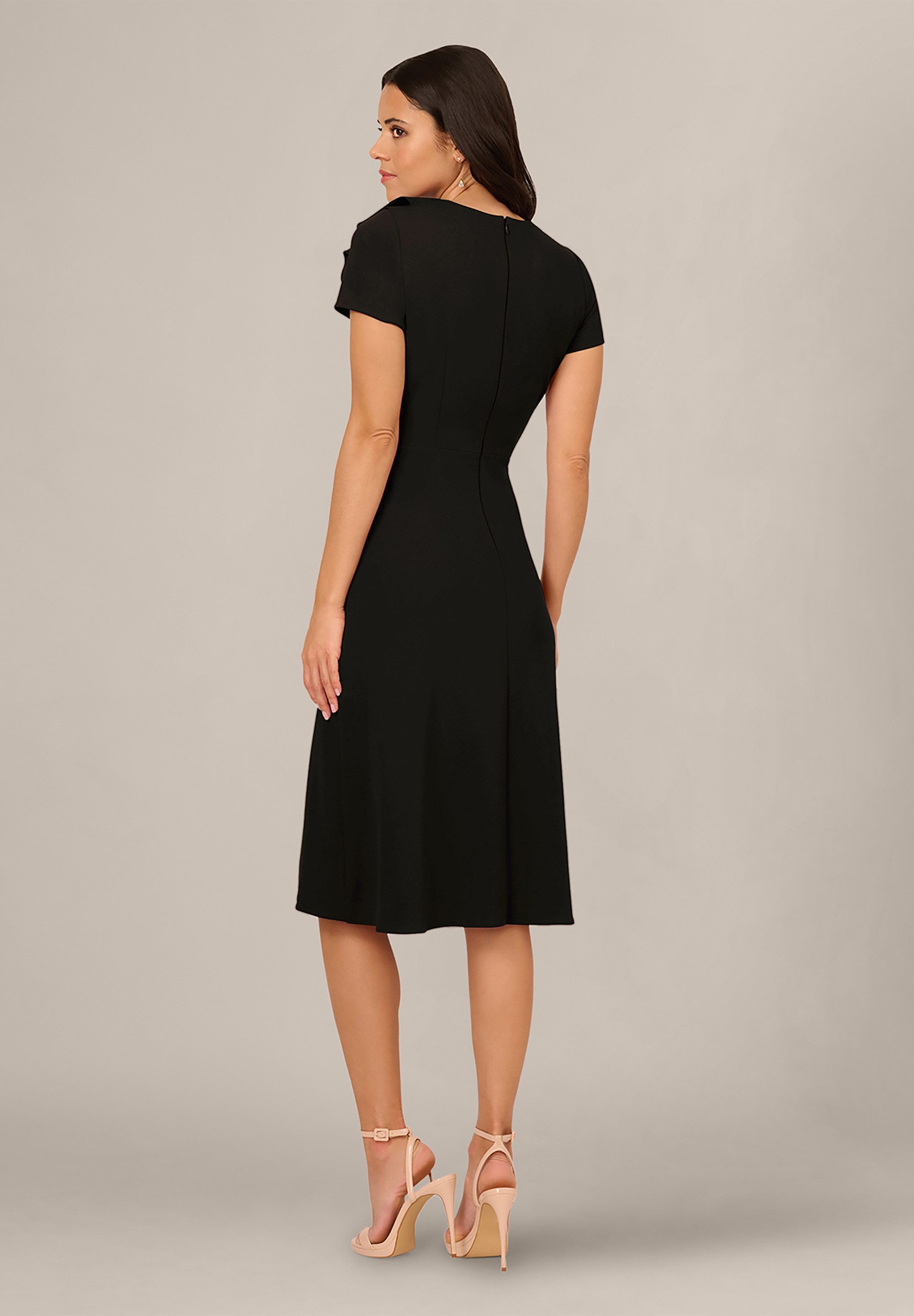 Adrianna Papell Midikleid Ruffle Bodice Midi Dress Klassisches, edles, lässiges Etuikleid – Bild 4 von 5