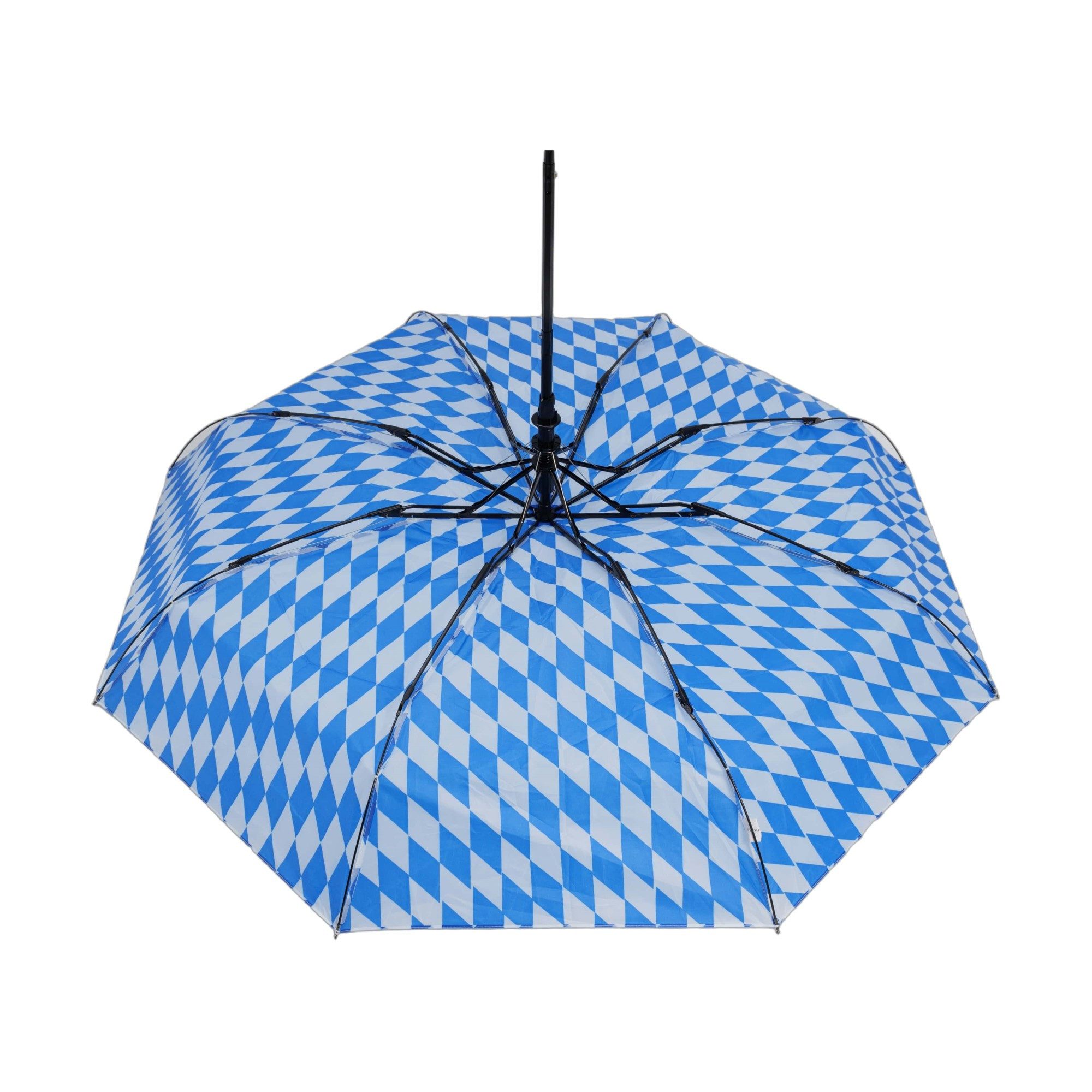 Susino Taschenregenschirm mit Schutzhülle ø100 cm für Bayernfans - kompakt & stabil