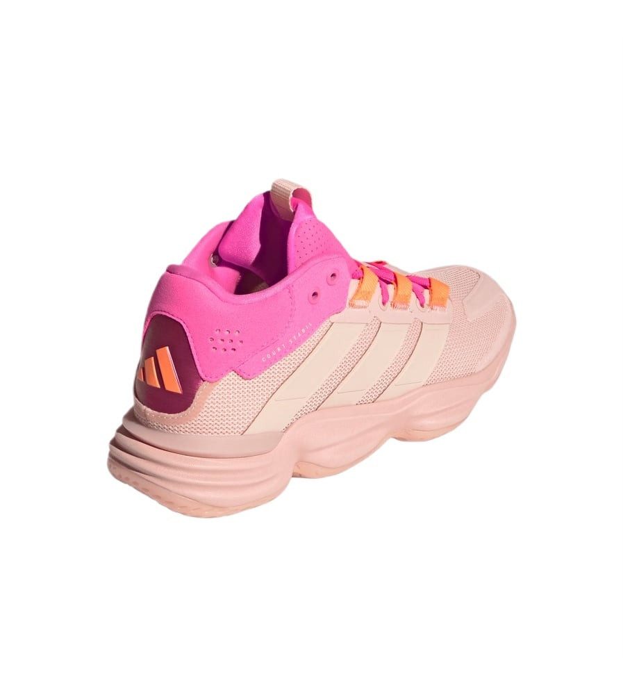 adidas Performance Hallen-Indoorschuhe Courtstabil (Basketball) hellorange/pink Damen Squashschuh