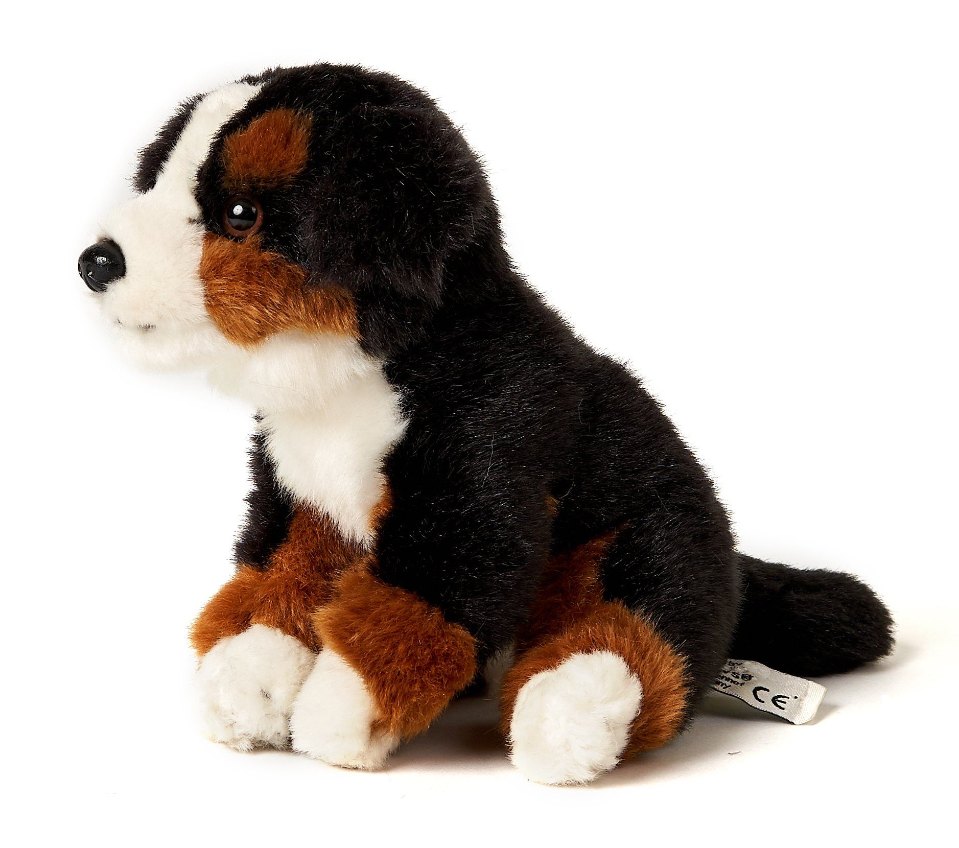 Uni-Toys Kuscheltier Berner Sennenhund Welpe - 15 cm (Höhe) - Plüsch-Hund - Plüschtier, zu 100 % recyceltes Füllmaterial