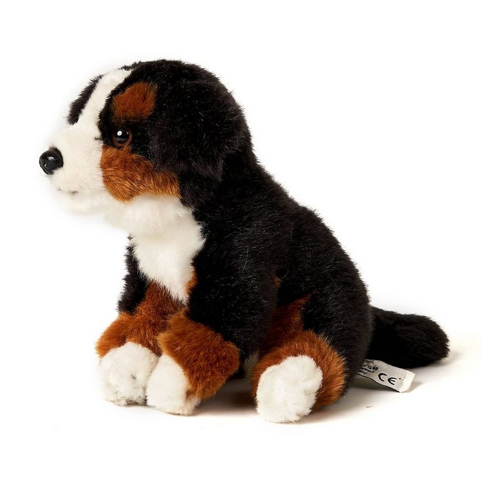 Uni-Toys Kuscheltier Berner Sennenhund Welpe - 15 cm (Höhe) - Plüsch-Hund - Plüschtier zu 100 % recyceltes Füllmaterial