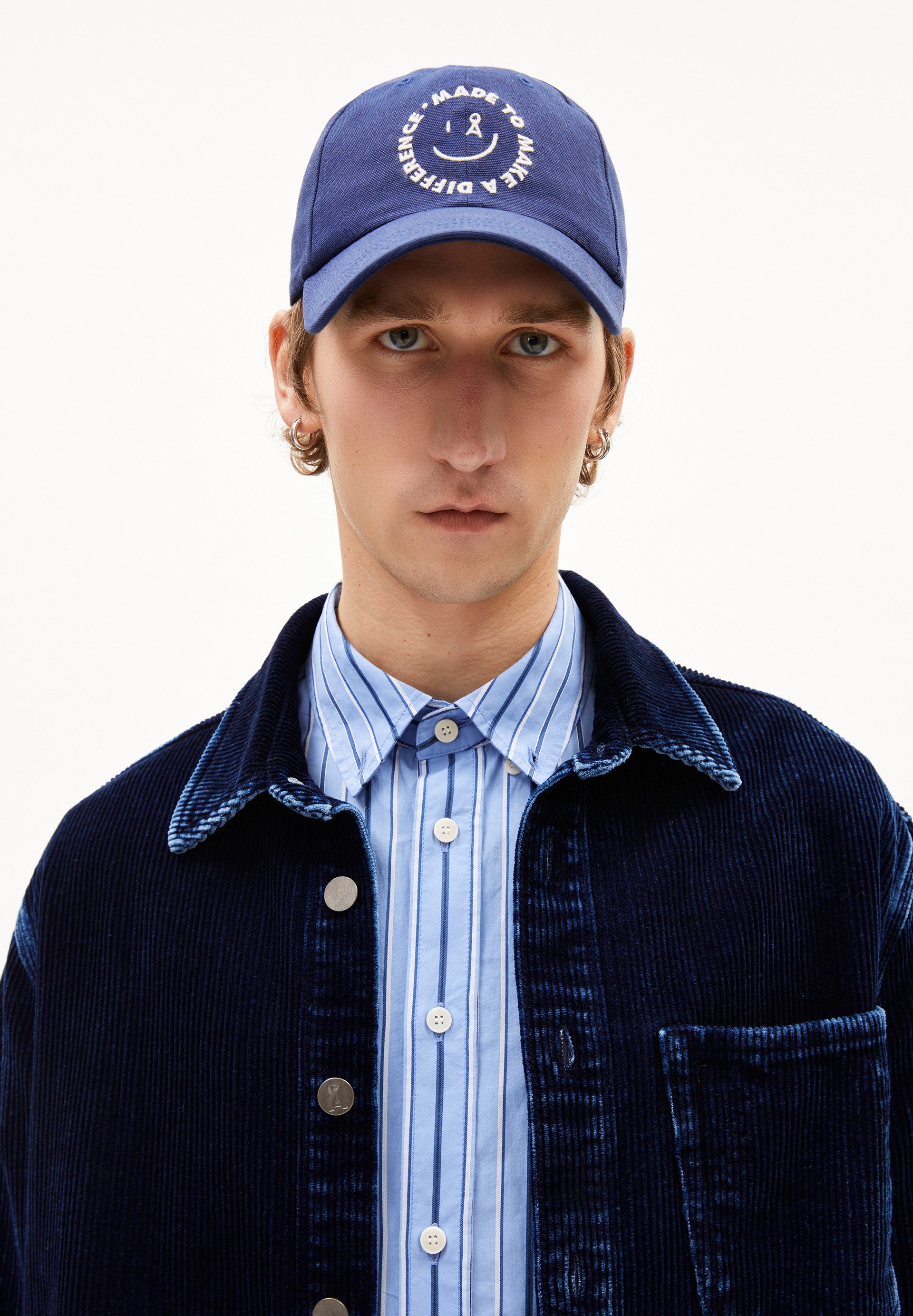 Armedangels Baseball Cap YENAAS SMILEY Å Unisex Kappe Aus Bio-Baumwolle