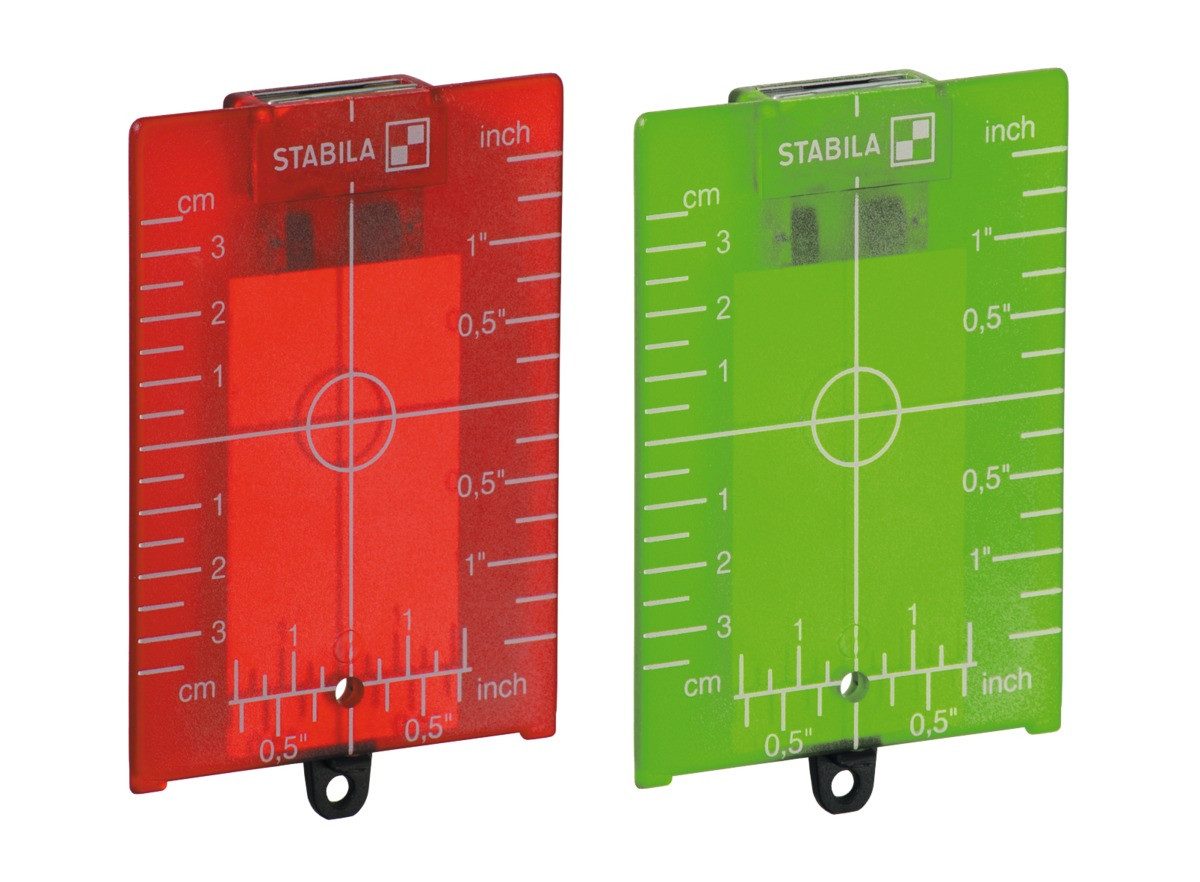 Rotationslaser STABILA Zielplatte ZP rot