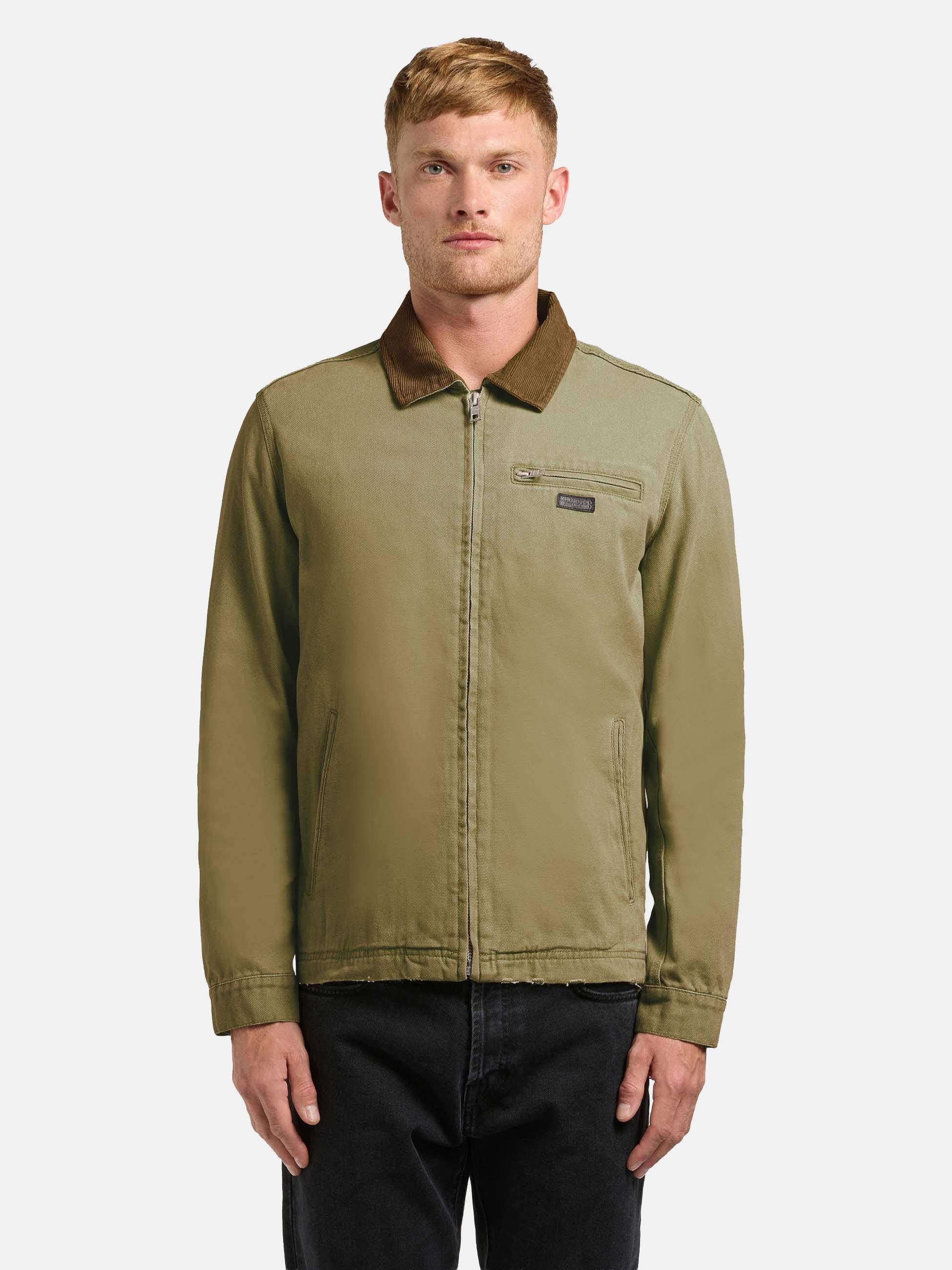 khujo Hemdjacke Deddy Modische Herren Jacke mit Kordkragen