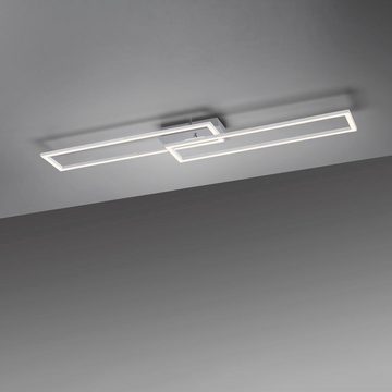 click-licht LED Deckenleuchte LED Deckenleuchte Iven in Weiß 2x18W 4150lm, keine Angabe, Leuchtmittel enthalten: Ja, fest verbaut, LED, warmweiss, Deckenlampe, Deckenbeleuchtung, Deckenlicht