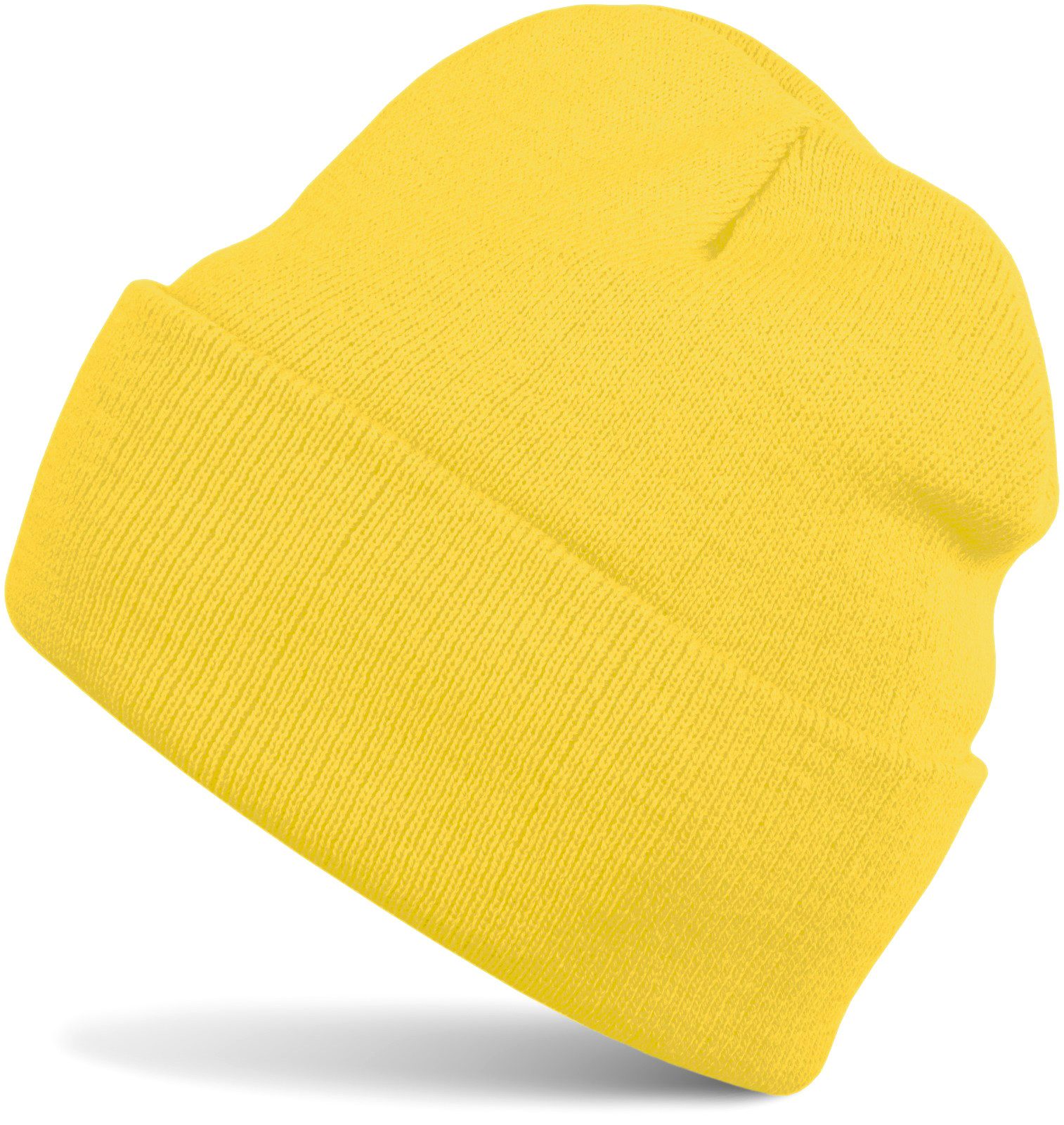 styleBREAKER Strickmütze Winter Strickmütze mit Krempe günstig online kaufen