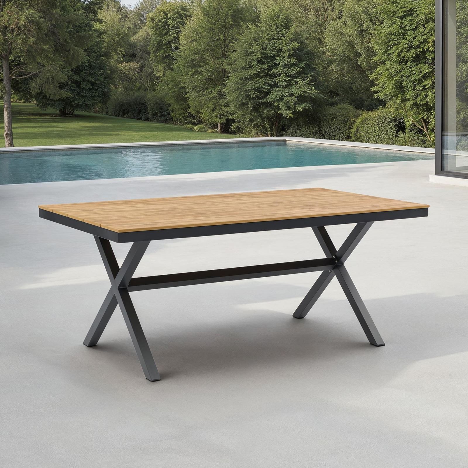 IDIMEX Gartentisch ISOLA, 180 x 100 günstig online kaufen