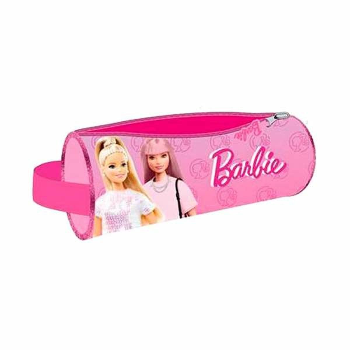 Federtasche Schulmäppchen Barbie 22 x 8 cm rund