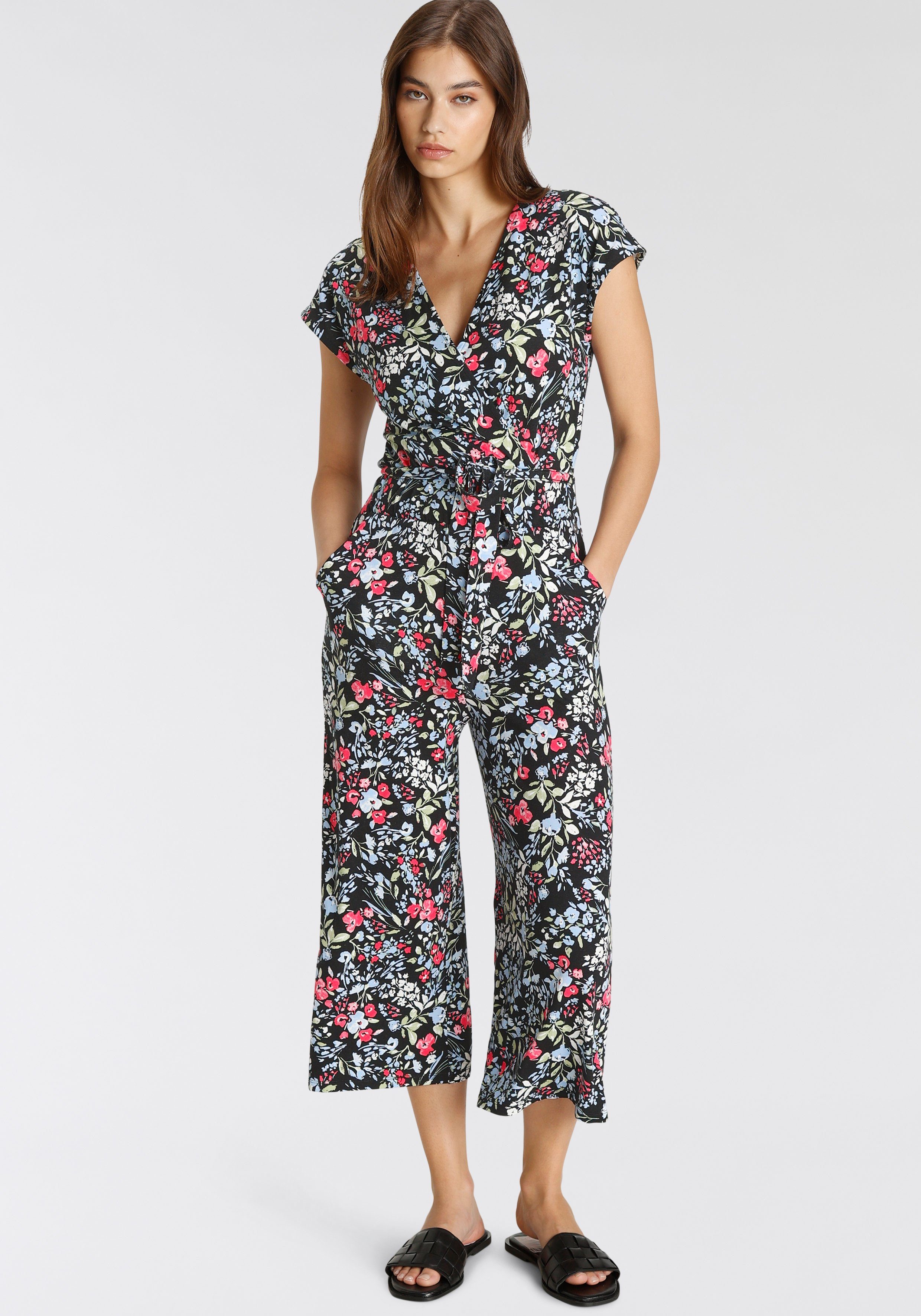 Tamaris Culotte-Overall, mit Bindegürtel günstig online kaufen