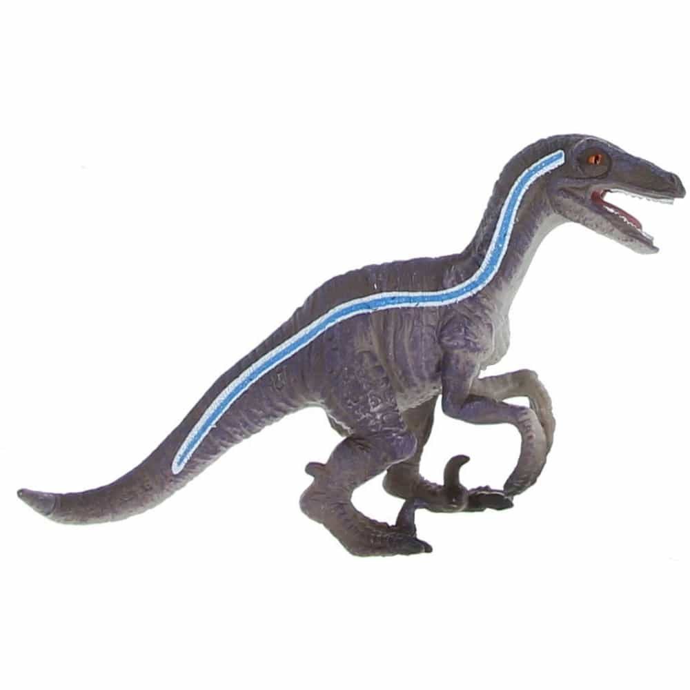 Besttoy Spielfigur Besttoy Dinosaurier - Velociraptor hockend - Spielfigur 381022