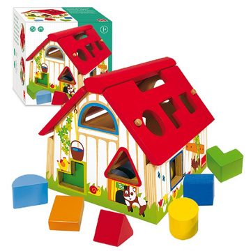 Goula Spiel, Kinderspiel Goula 55220 Geometrische Formen Farm, Babyspielzeug