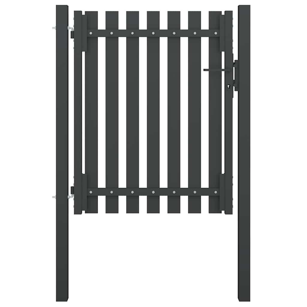 Gartentor Gartentor aus Stahl 100 x 100 cm Anthrazit