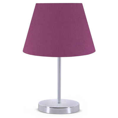 Opviq Nachttischlampe AYD SGN, Violett, Nachttischlampen, 100% PVC