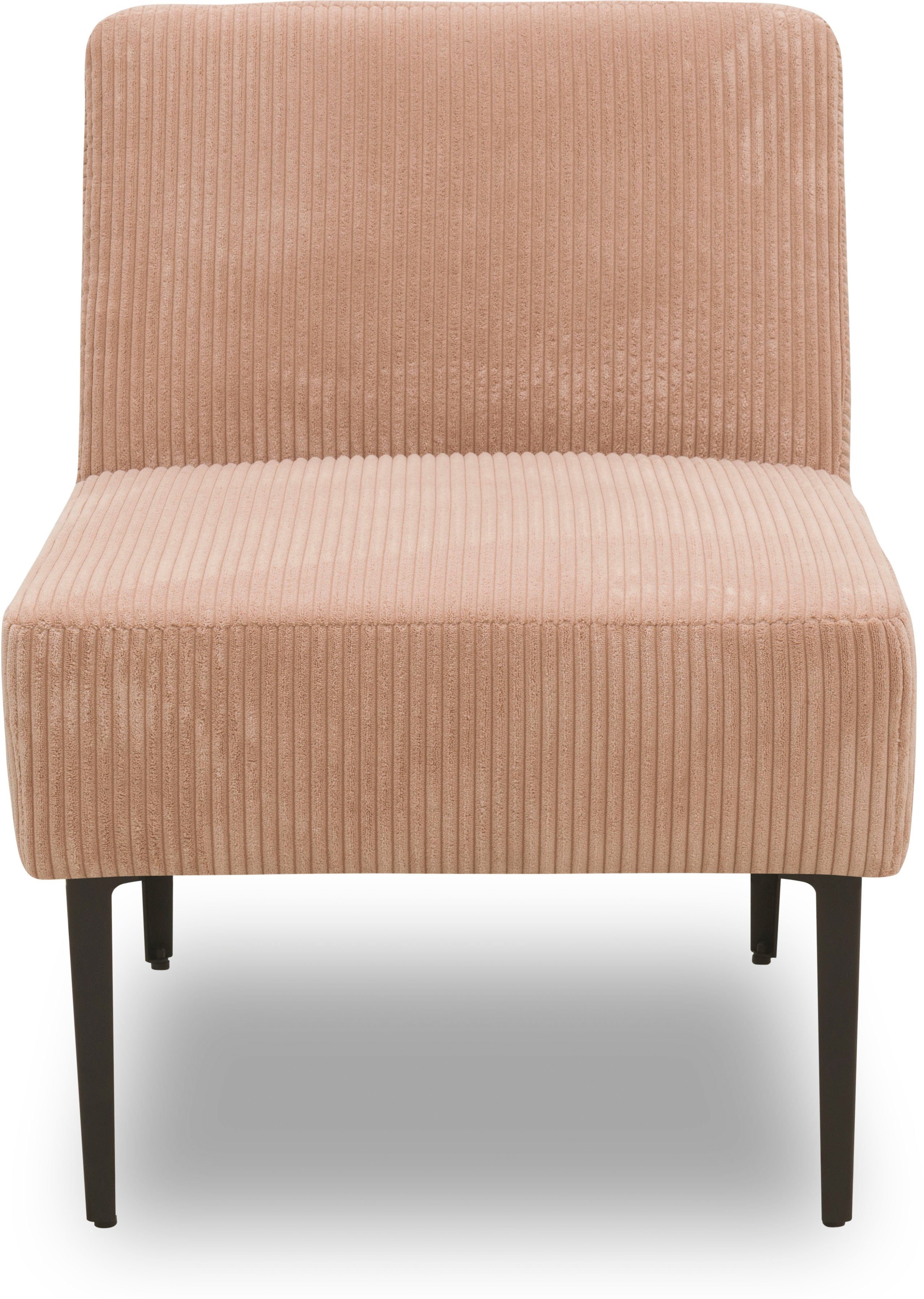 DOMO collection Sessel 700010, für individuelle Zusammenstellung eines persönlichen Sofas rose