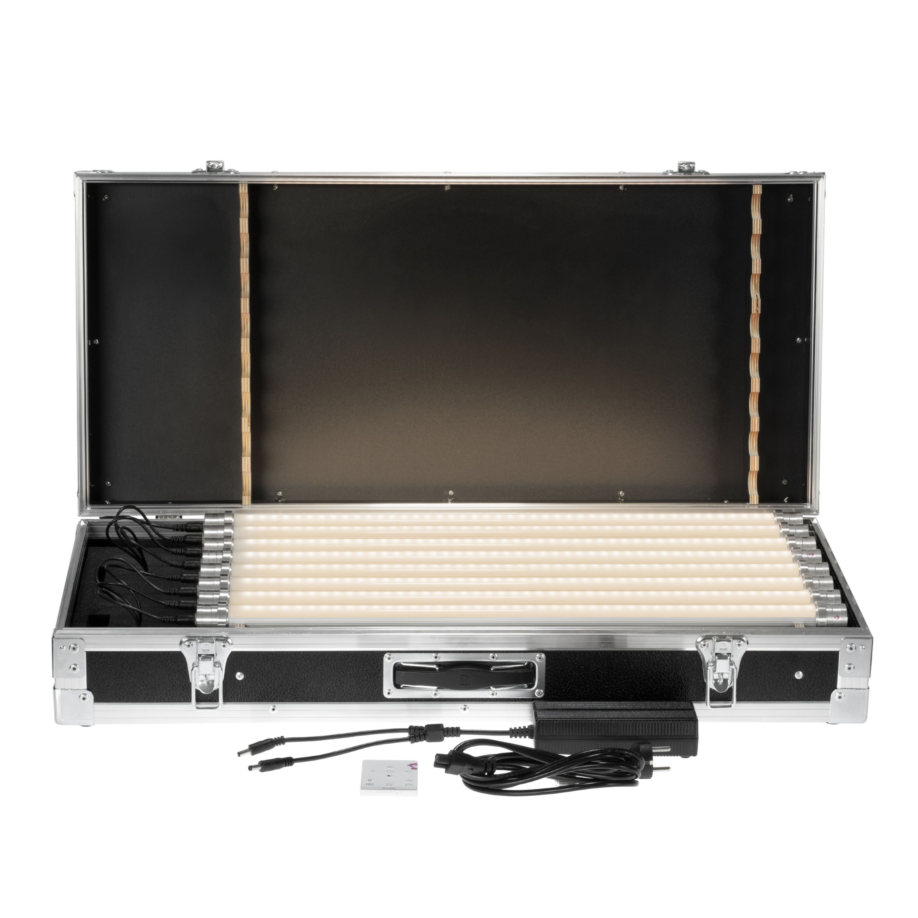 Ape Labs LED Scheinwerfer, ApeStick L Tourpack 8 Flightcase - RGBWW - Akkubetriebener LED