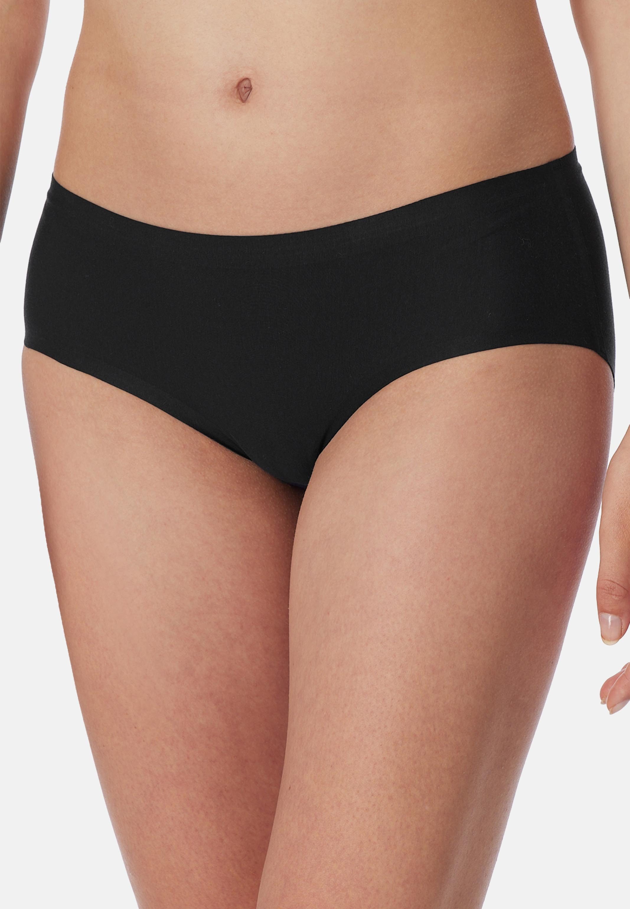 Schiesser Panty 3er Pack Invisible Cotton (Spar-Set, 3-St) Panty - Baumwolle - Nahtlos