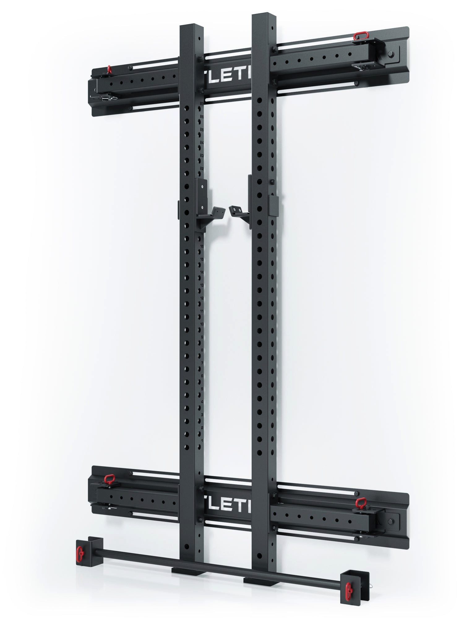 ATLETICA Power Rack R7 Wall Rack, Klappbar, Hoch belastbar und stabil