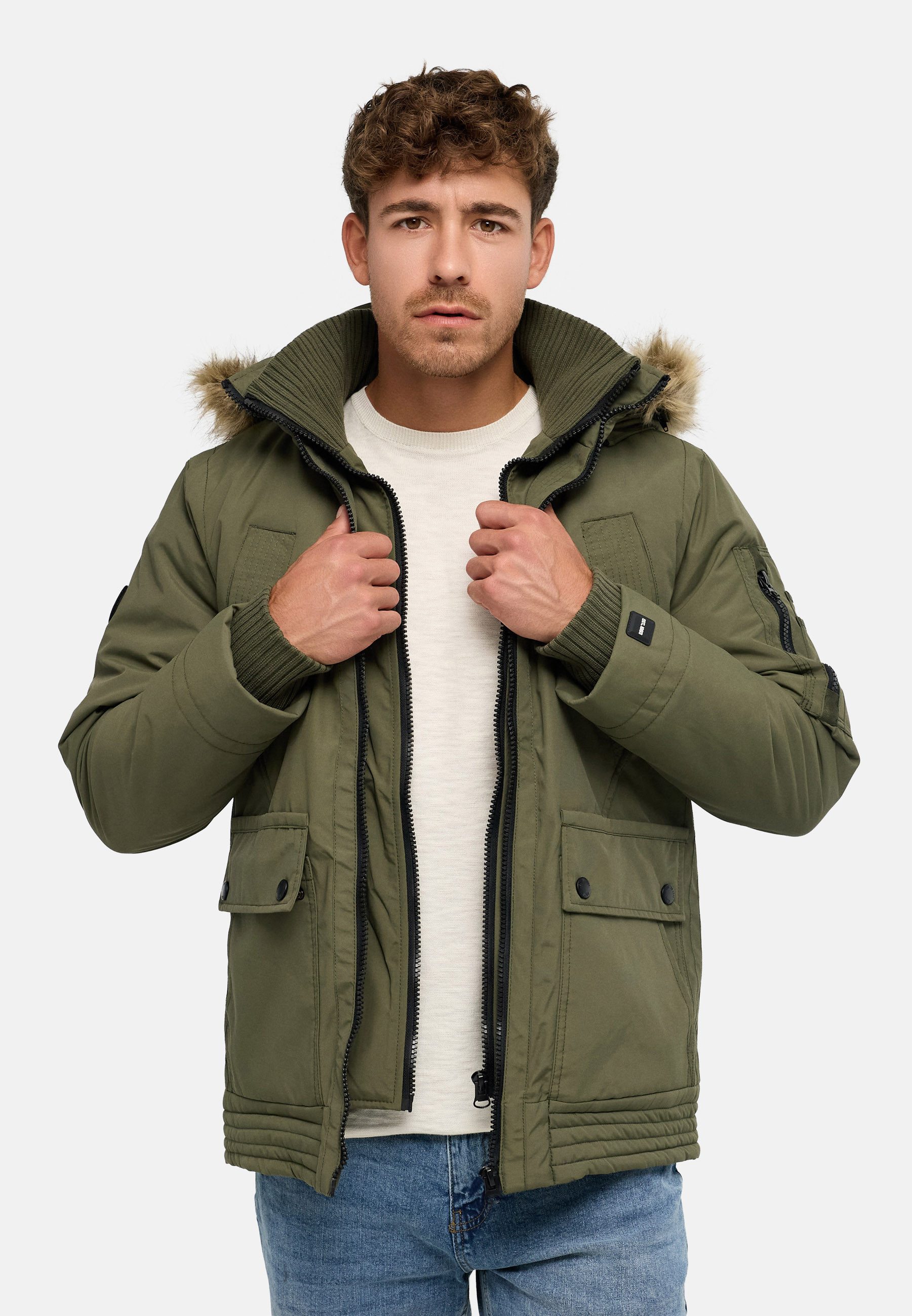 INDICODE Winterjacke Herren INMois Jacke Winter Herrenjacke