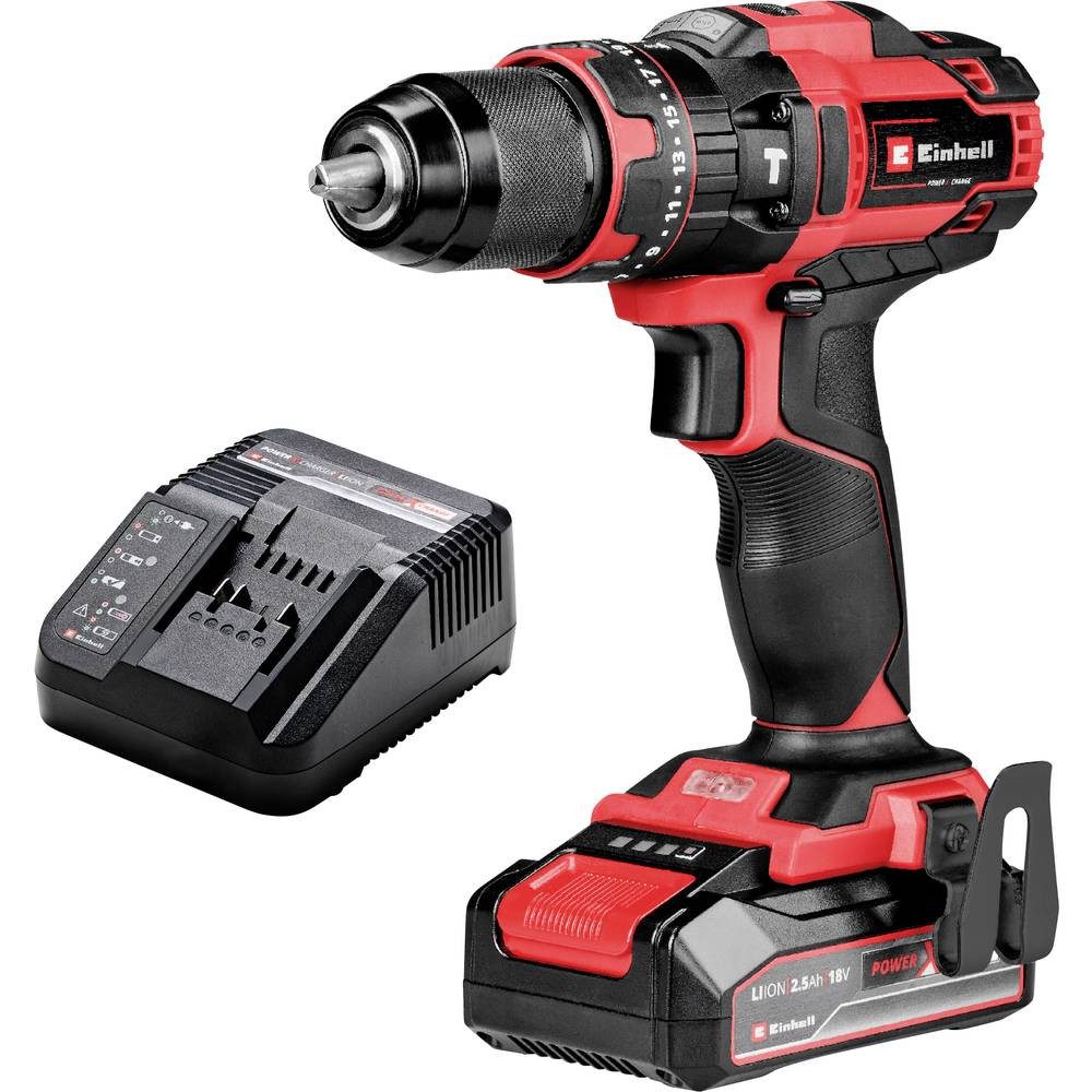 Einhell Akku-Schlagbohrschrauber TE-CD 18/44 Li-i, (Set), inkl. Akku und Ladegerät