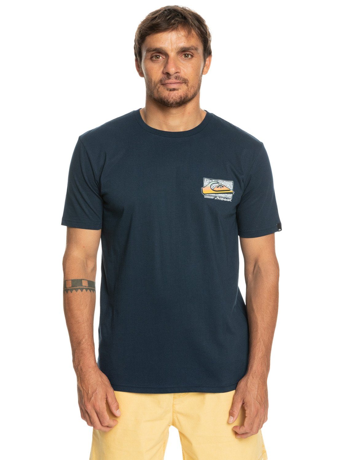 Quiksilver T-Shirt Retro Fade Navy Blazer