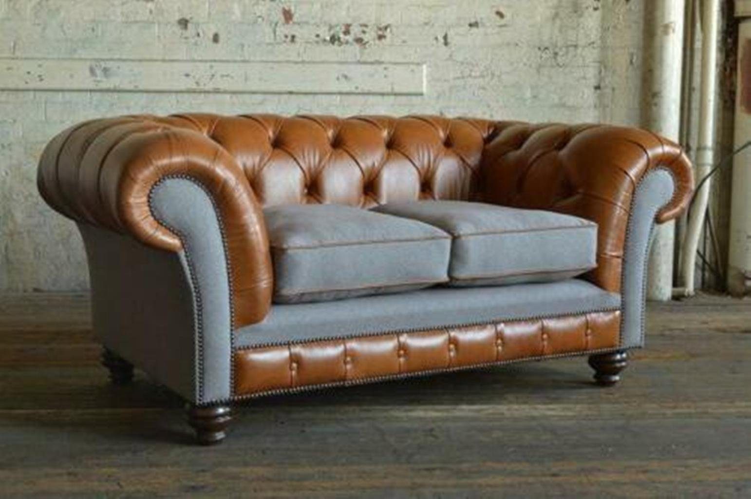JVmoebel Chesterfield-Sofa, design Sofa 3 Sitzer Couch Chesterfield Polster Sitz Garnitur